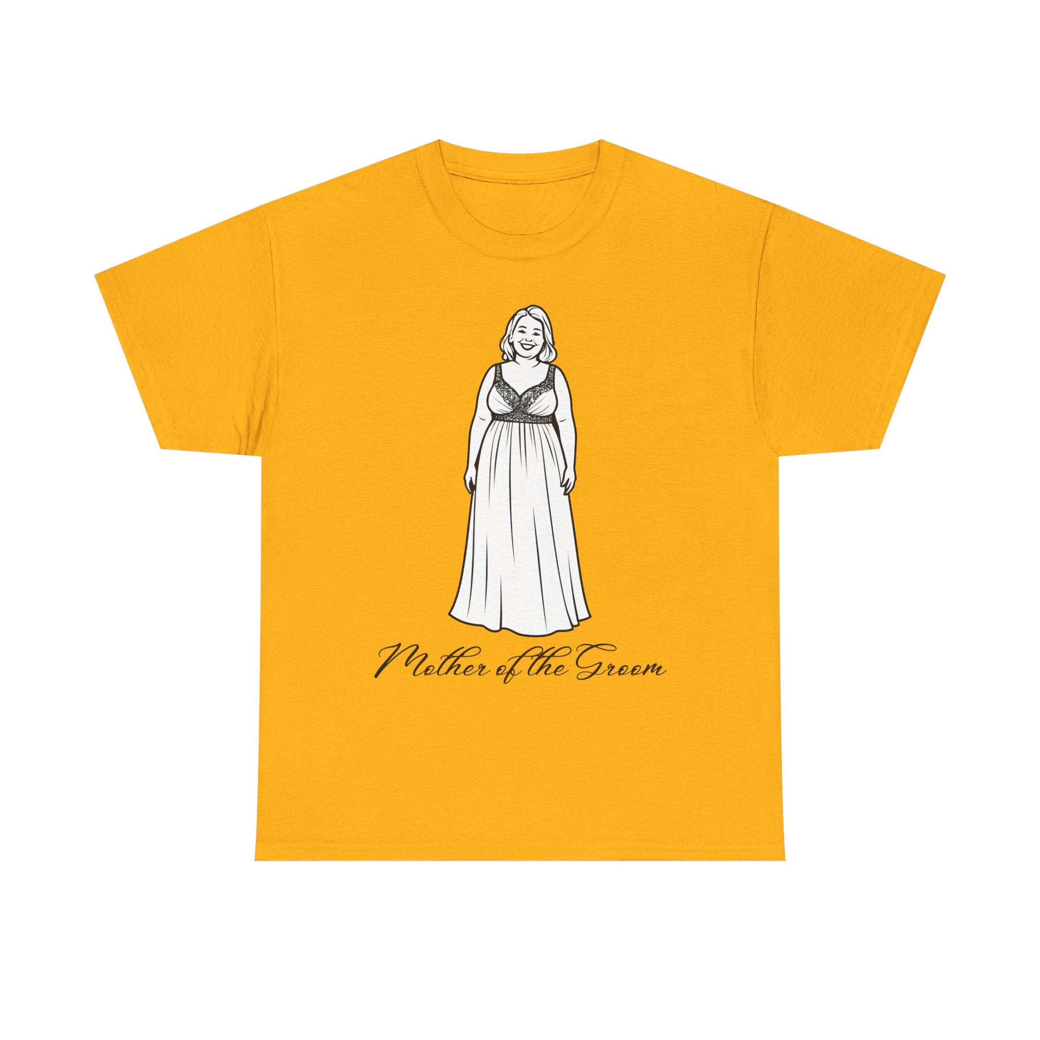 Mother of the Groom Tee, Unisex Cotton T-Shirt for Weddings, Bridal Party Apparel, Gift for Mother, Wedding Day Fashion