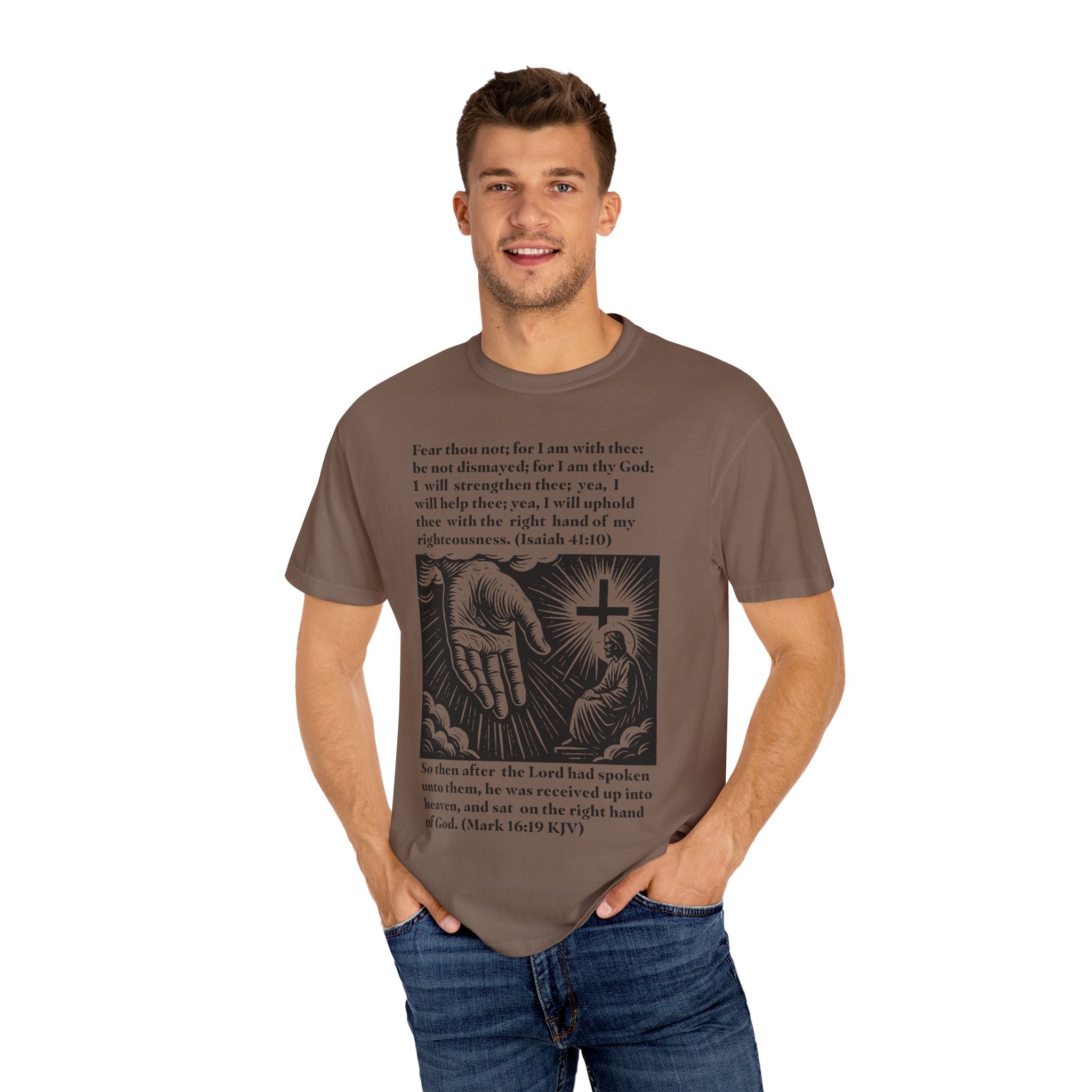 Inspirational Faith T-Shirt, Unisex Cotton Tee, Christian Gift, Spiritual Apparel, Motivational Quote Shirt, Religious Clothing