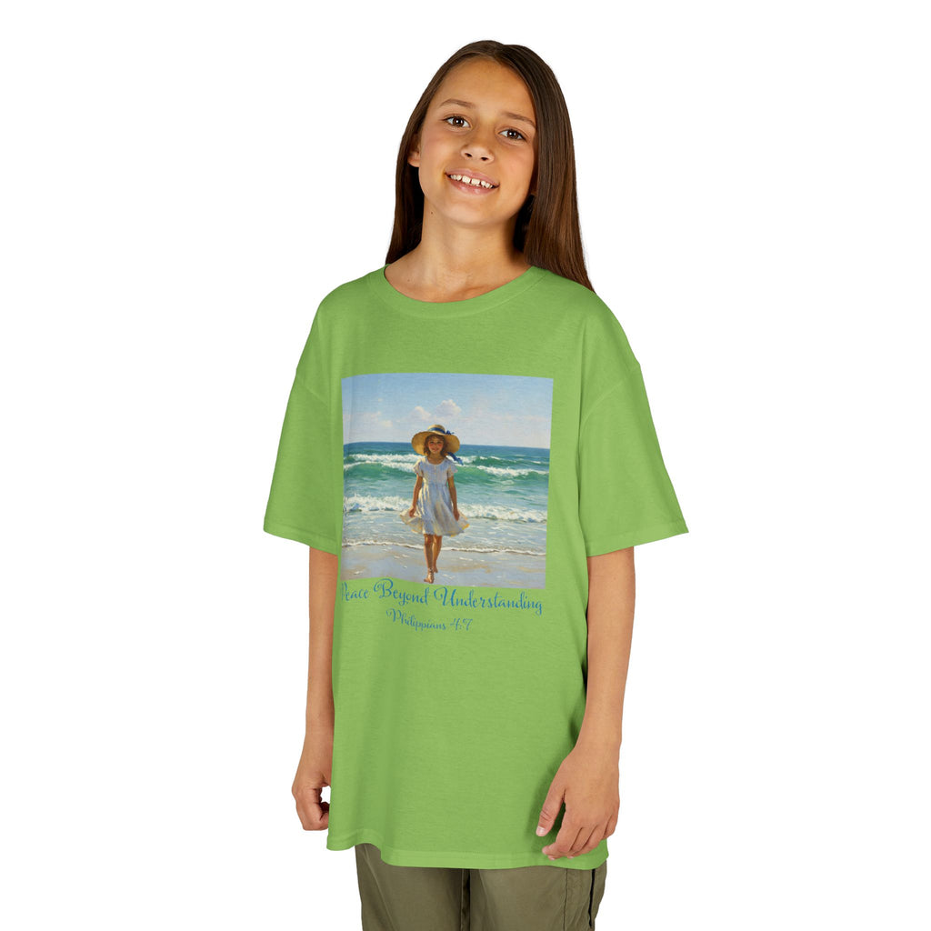 Whimsical Beach Fun Kids Tee, Summer Shirt, Beach Day Tee, Vacation Outfit, Cute Kids Clothing