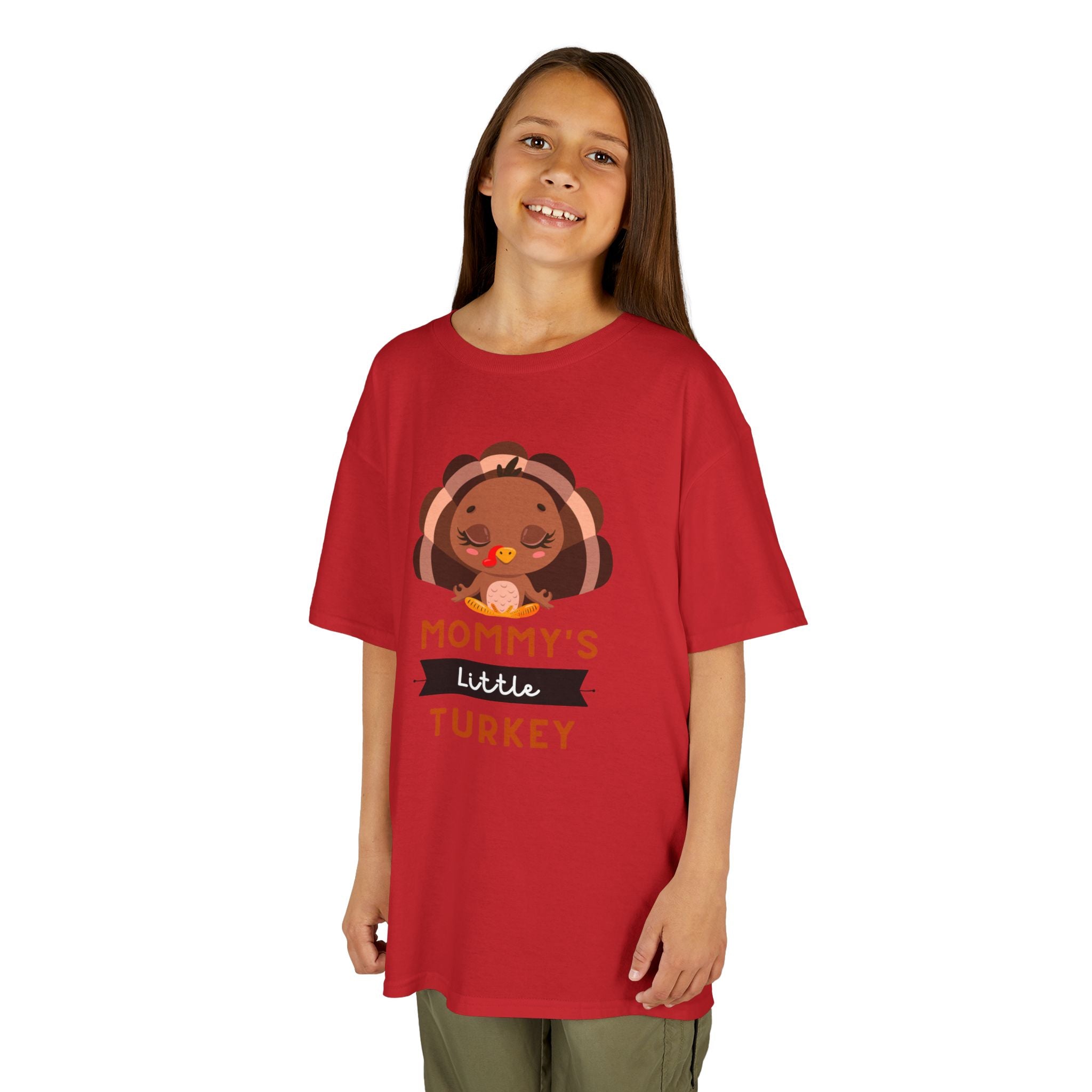 Kids Thanksgiving Tee, Mommy's Little Turkey Shirt, Fall Holiday Outfit, Thanksgiving Gift, Adorable Kids Fashion