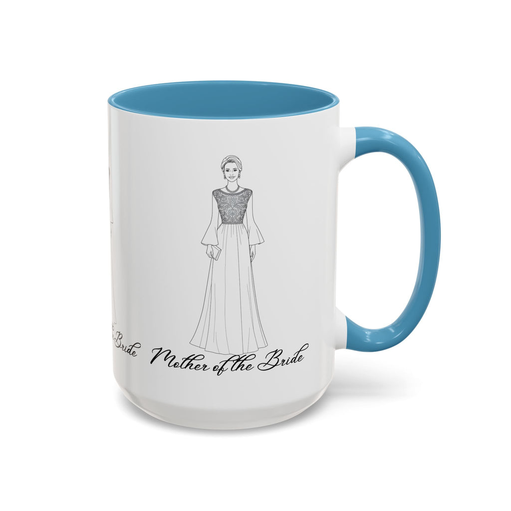 Mother of the Bride -Accent Coffee Mug (11, 15oz)