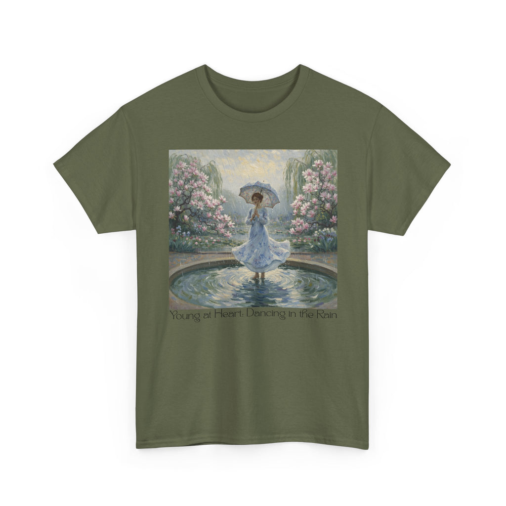Elegant Floral Dance Unisex Tee, Casual Wear, Art Lover Gift, Spring Fashion, Unique Graphic Shirt
