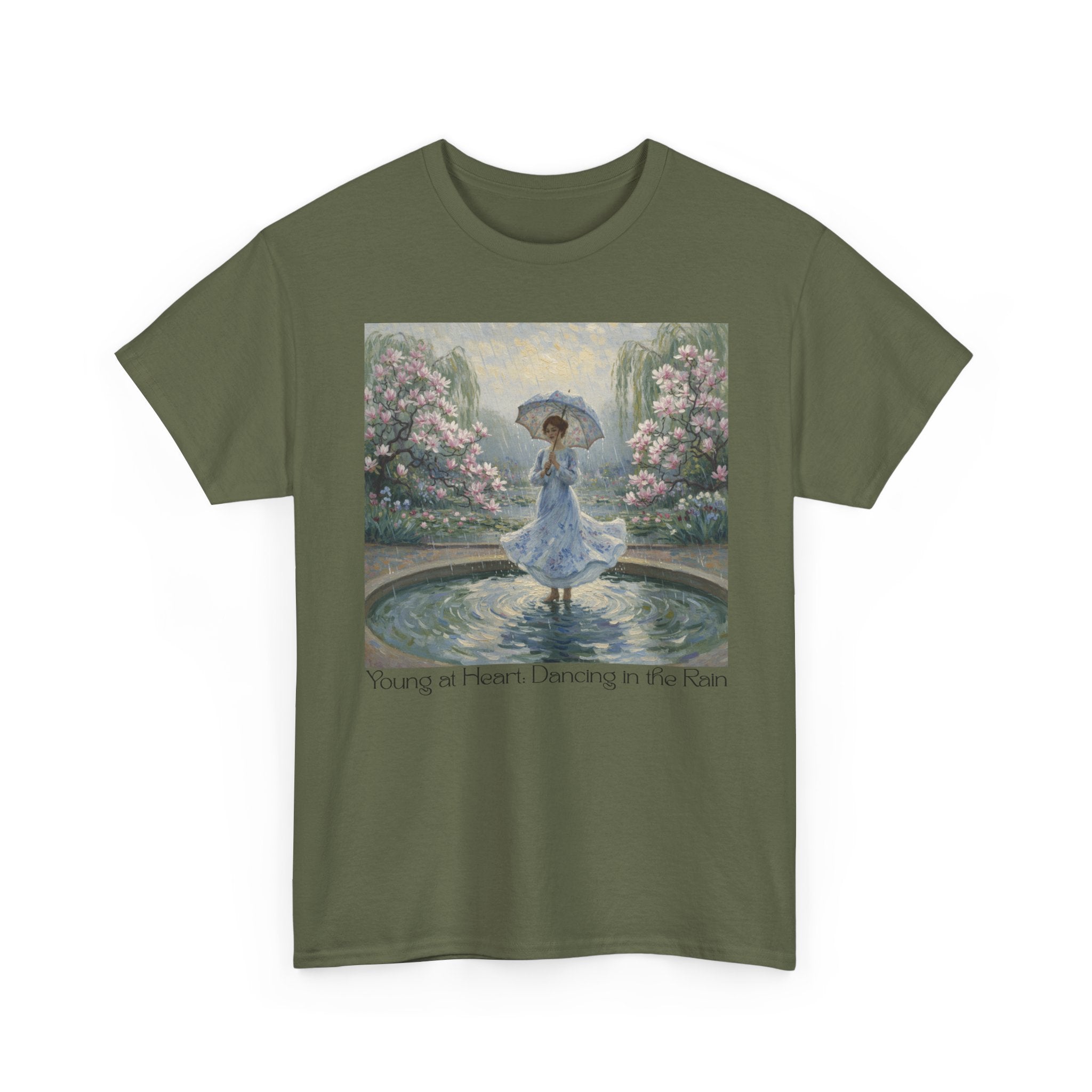 Elegant Floral Dance Unisex Tee, Casual Wear, Art Lover Gift, Spring Fashion, Unique Graphic Shirt