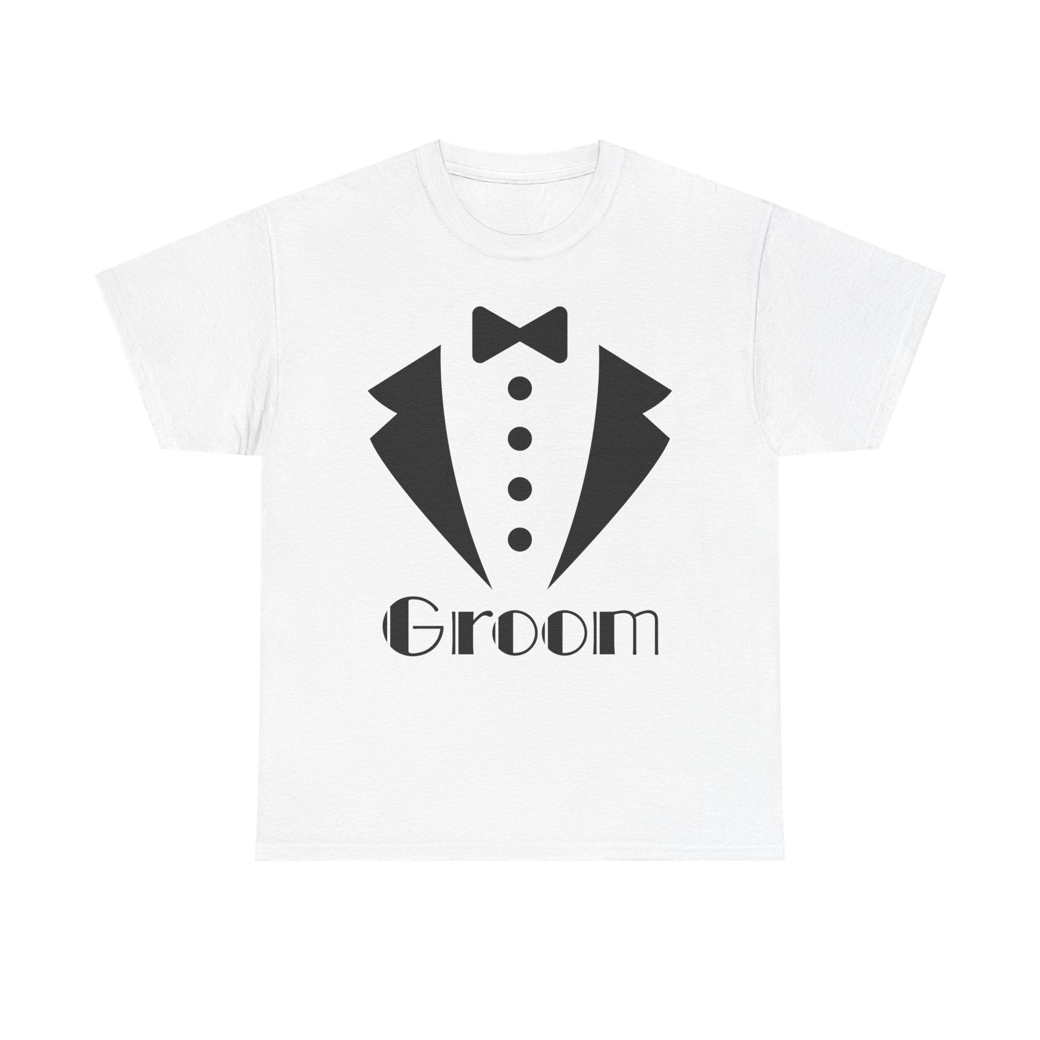 Groom T-Shirt - Unisex Heavy Cotton Tee for Weddings, Bachelor Parties, Groomsmen Gifts, Engagements, Bridal Showers