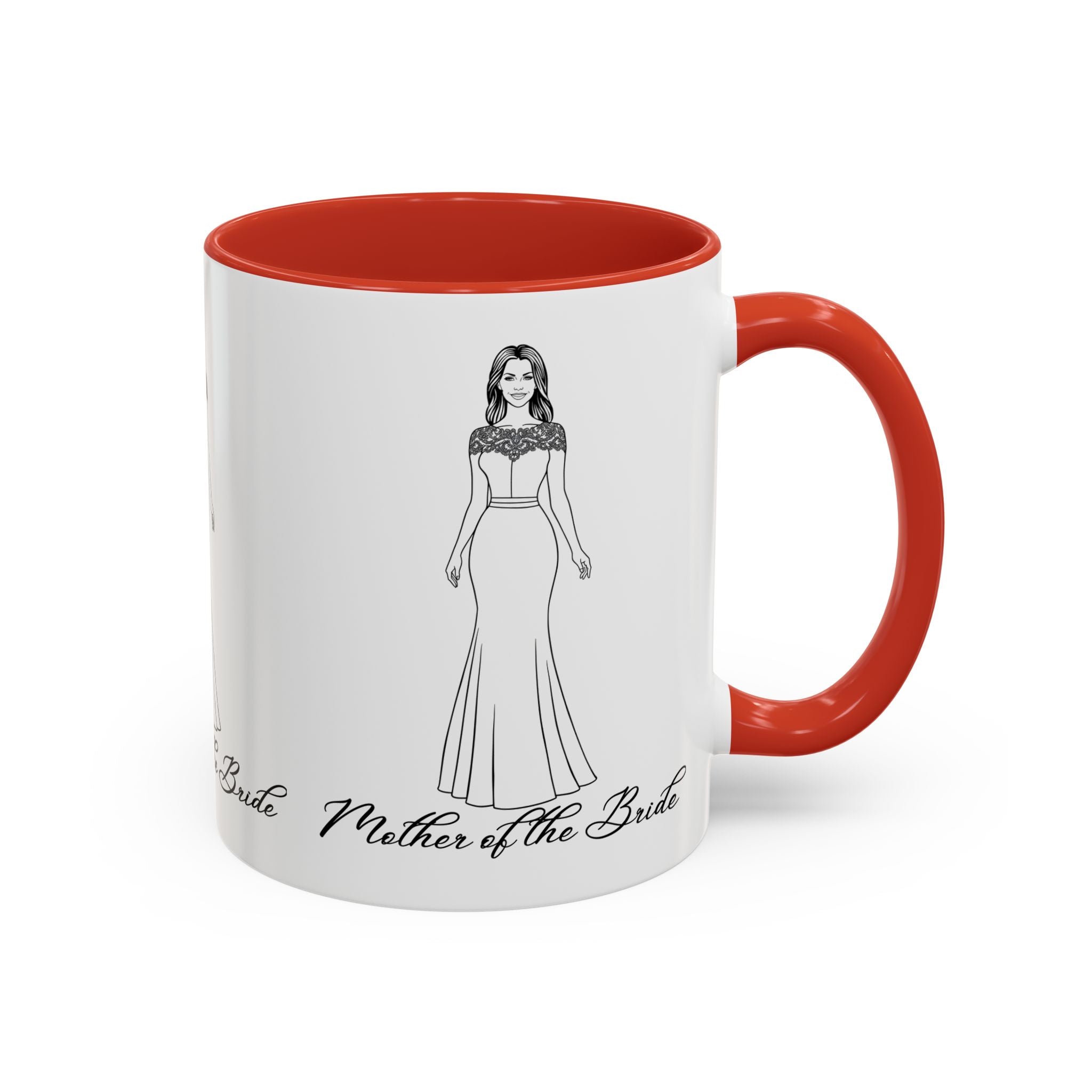 The Mother of the Bride- Accent Coffee Mug (11, 15oz)