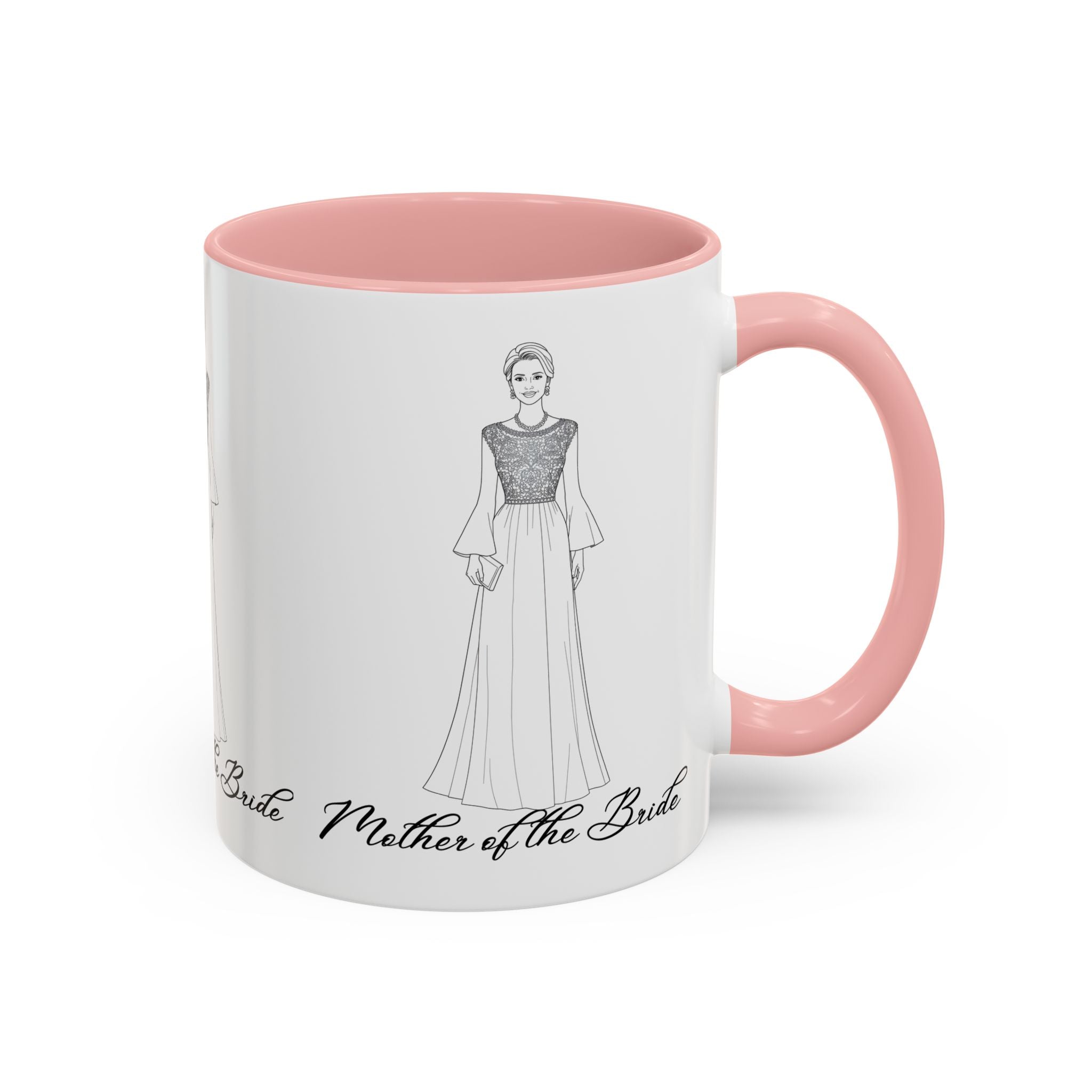 Mother of the Bride -Accent Coffee Mug (11, 15oz)