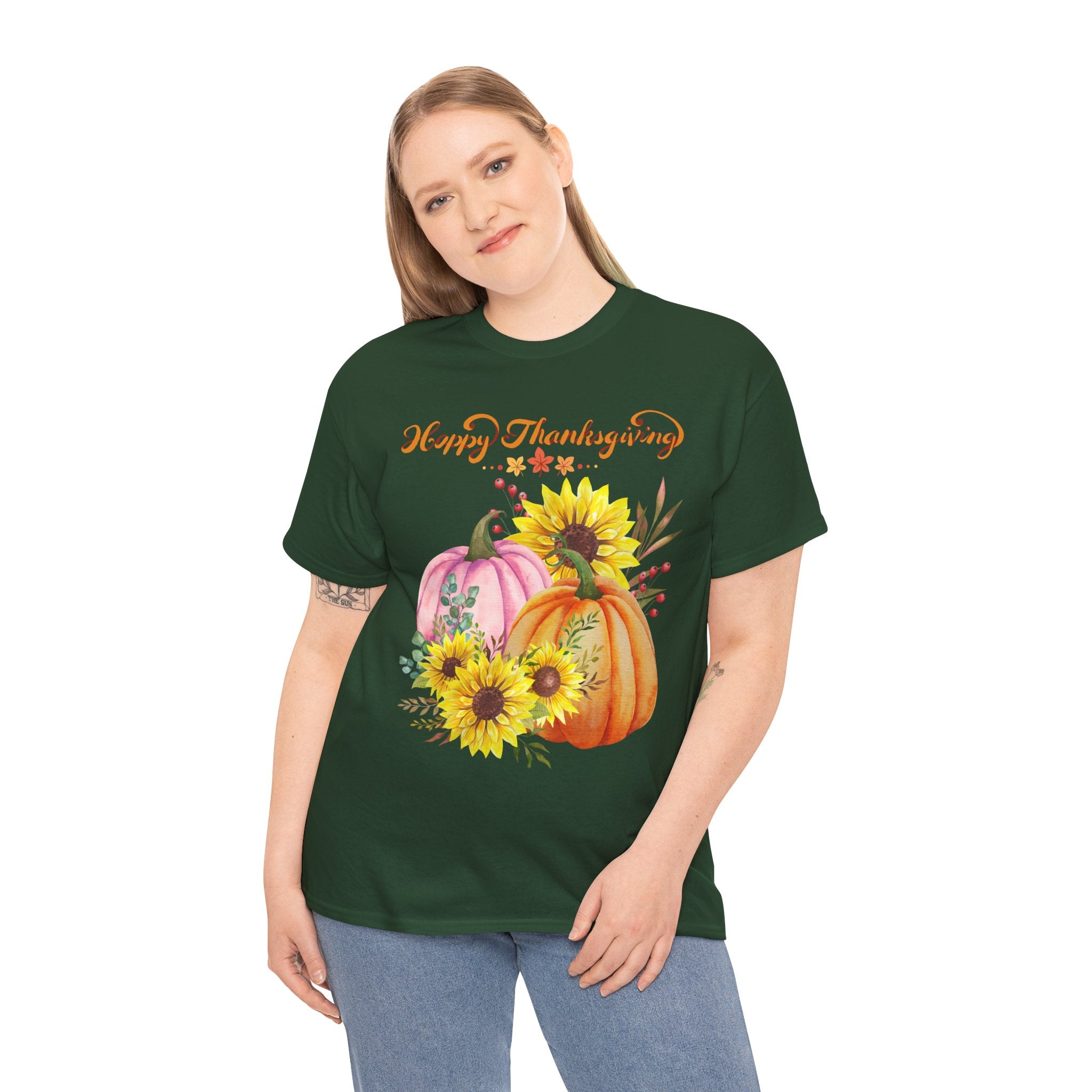 Thanksgiving T-shirts, Pumpkin Tee, Autumn Shirt, Unisex Fall Apparel, Holiday Gift, Cozy Outfit, Harvest Festival Clothing