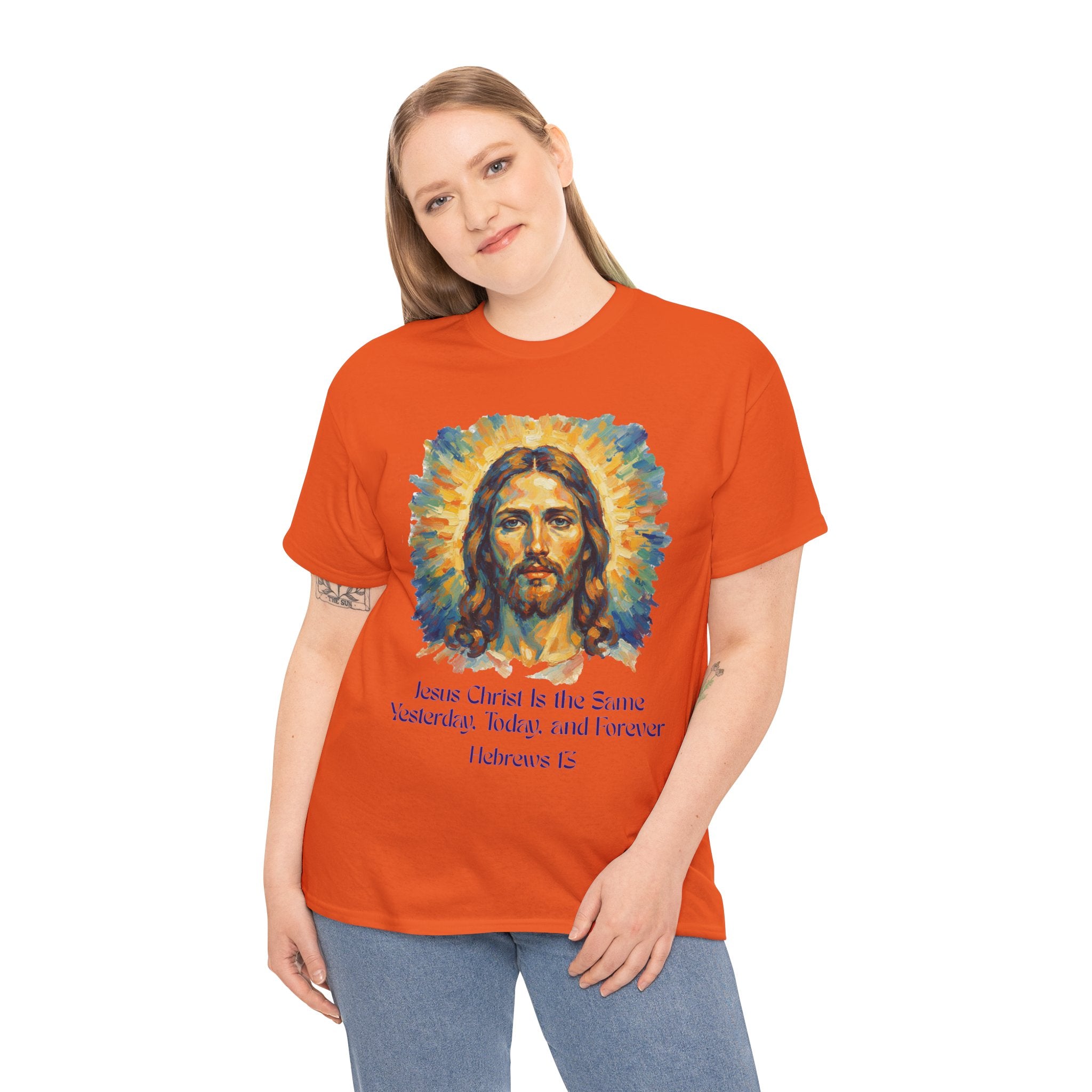 Jesus Portrait – Van Gogh Inspired Style Religious Inspirational Tee - Jesus Christ Design, Faith Shirt, Christian Clothing, Birthday Gift, Everyday Wear