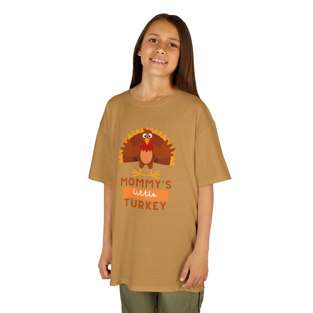 Mommy's Little Turkey Kids Tee - Thanksgiving Gift, Holiday Apparel, Cute Kids Clothing, Family Gathering, Kid's Casual Wear