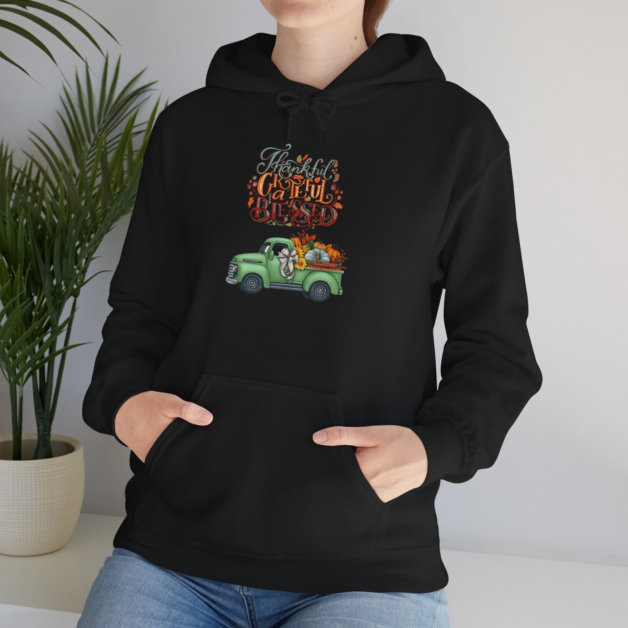 Festive Truck Sweatshirt - Cozy Holiday Hoodie, Winter Gift, Christmas Apparel, Unisex Clothing, Seasonal Fashion