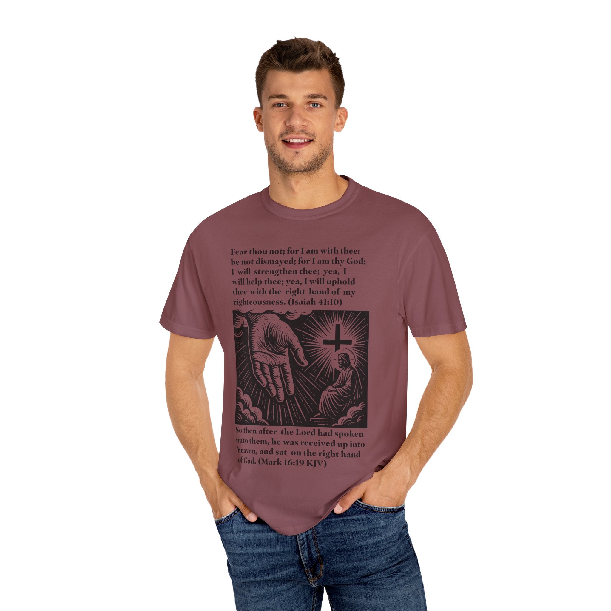 Inspirational Faith T-Shirt, Unisex Cotton Tee, Christian Gift, Spiritual Apparel, Motivational Quote Shirt, Religious Clothing
