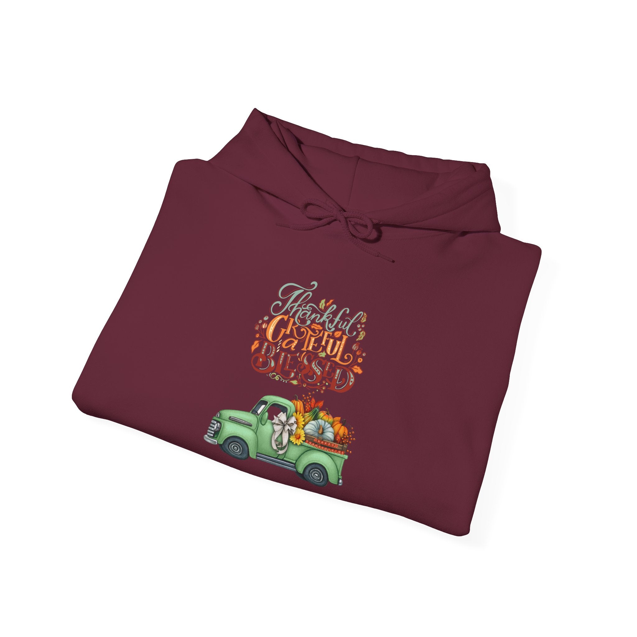 Festive Truck Sweatshirt - Cozy Holiday Hoodie, Winter Gift, Christmas Apparel, Unisex Clothing, Seasonal Fashion