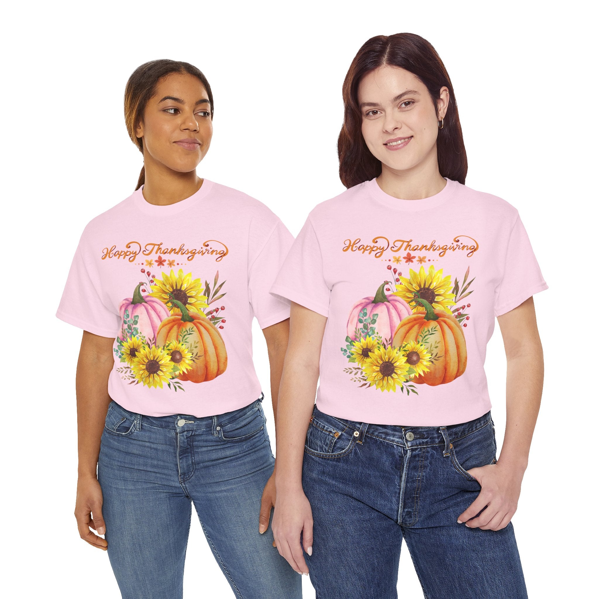 Thanksgiving T-shirts, Pumpkin Tee, Autumn Shirt, Unisex Fall Apparel, Holiday Gift, Cozy Outfit, Harvest Festival Clothing