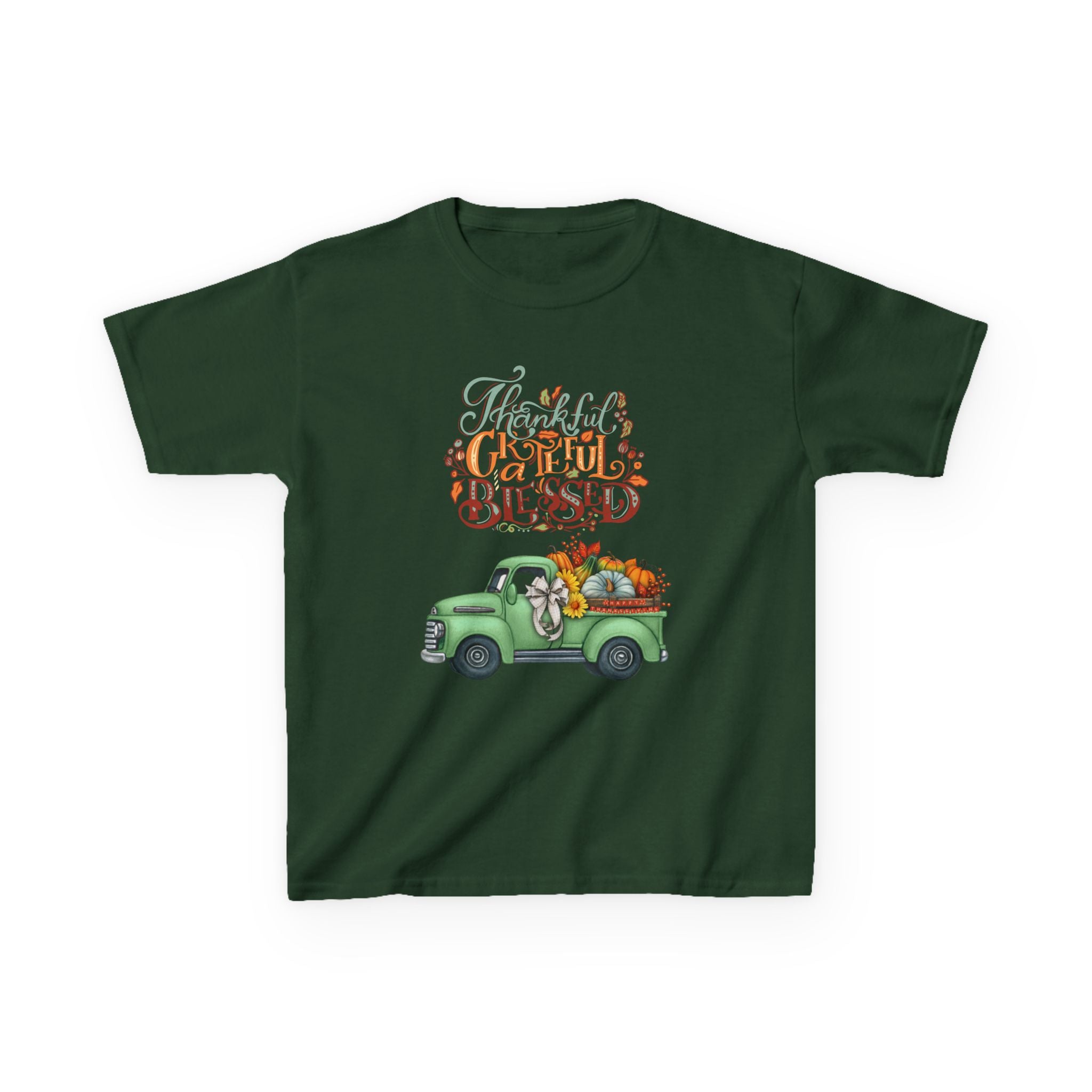 Blessed Fall Kids Tee, Adorable Autumn Shirt, Cute Harvest T-Shirt, Thanksgiving Gift for Kids, Comfy Cotton Youth Apparel
