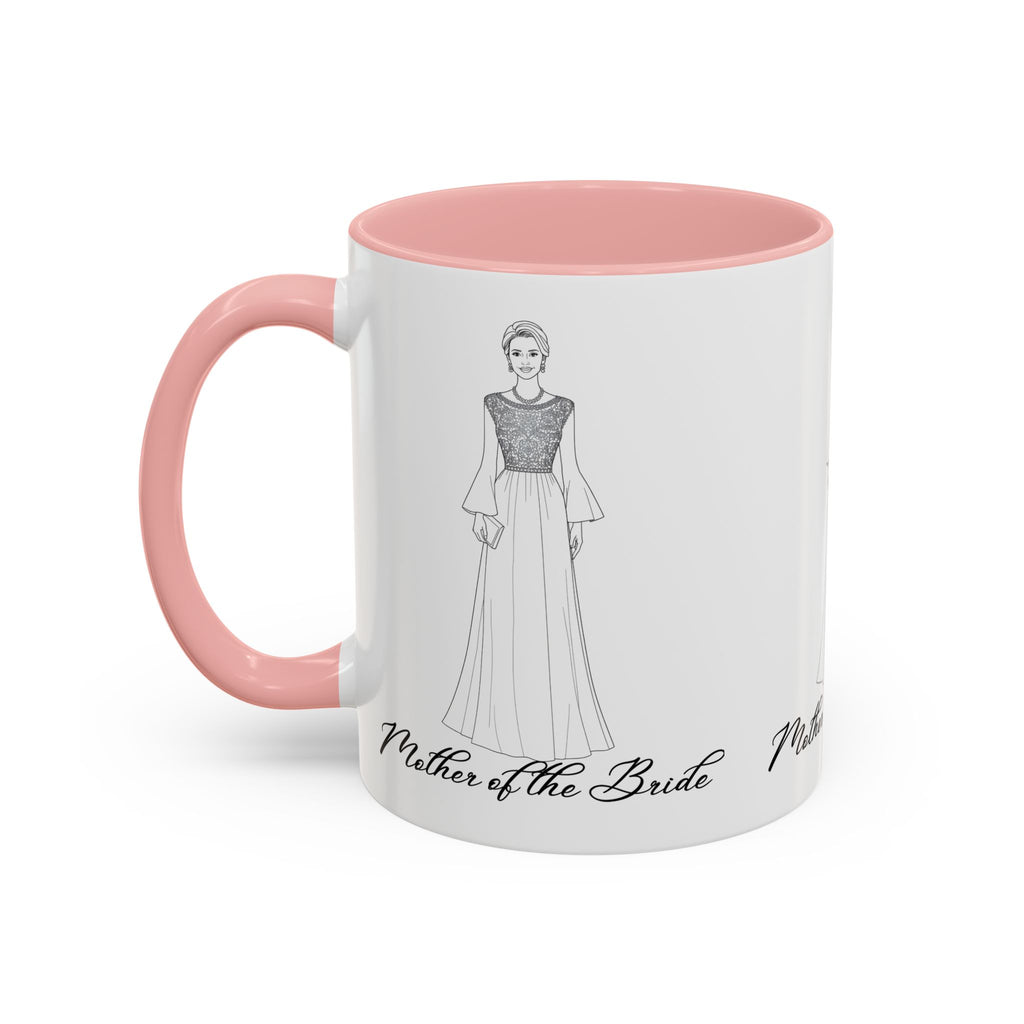 Mother of the Bride -Accent Coffee Mug (11, 15oz)