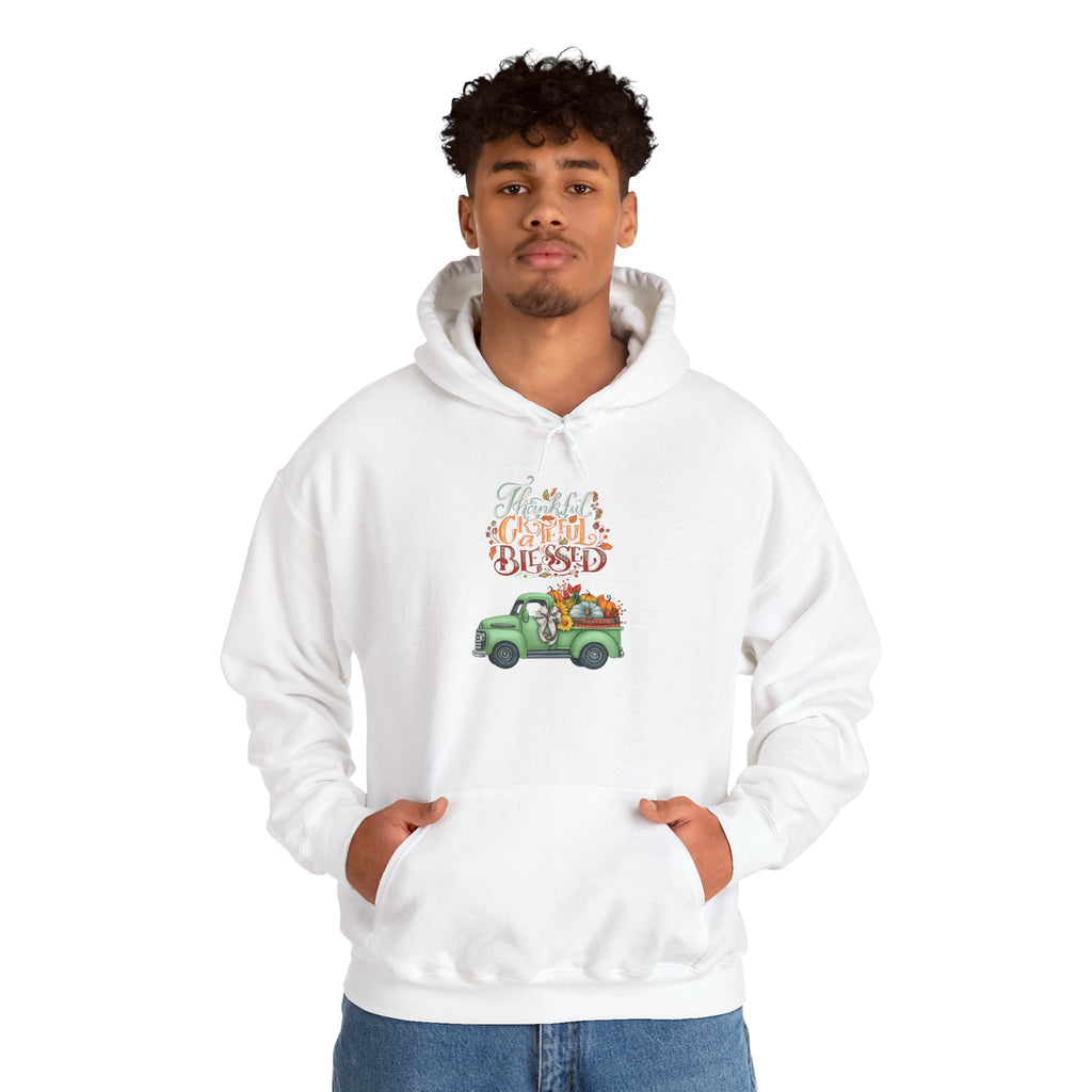 Festive Truck Sweatshirt - Cozy Holiday Hoodie, Winter Gift, Christmas Apparel, Unisex Clothing, Seasonal Fashion