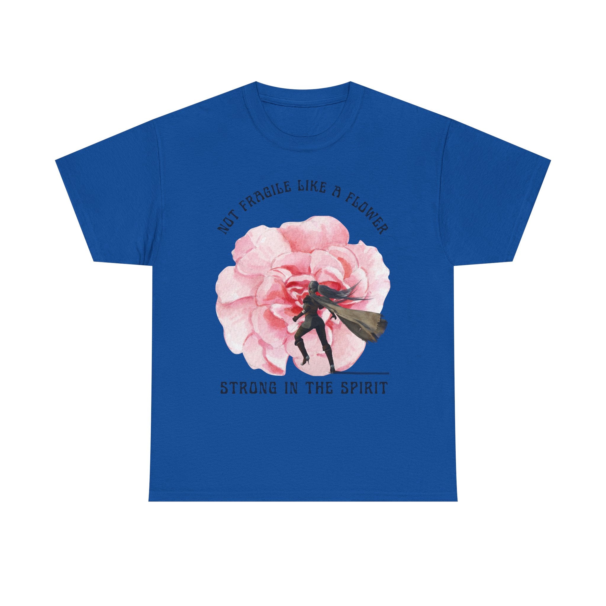 Floral Empowerment Tee, Not Fragile Like a Flower, Strong in the Spirit Shirt, Inspirational Unisex T-Shirt, Gift for Women, [...]