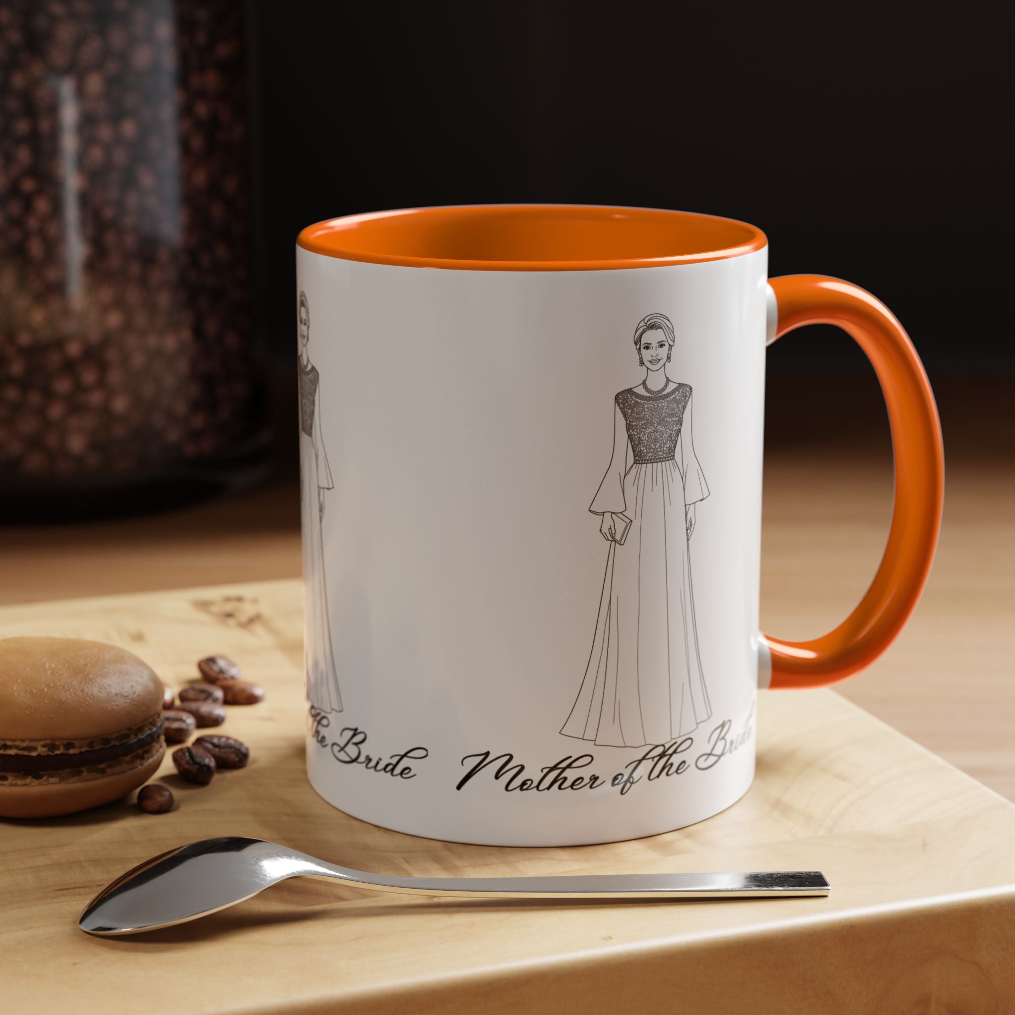 Mother of the Bride -Accent Coffee Mug (11, 15oz)