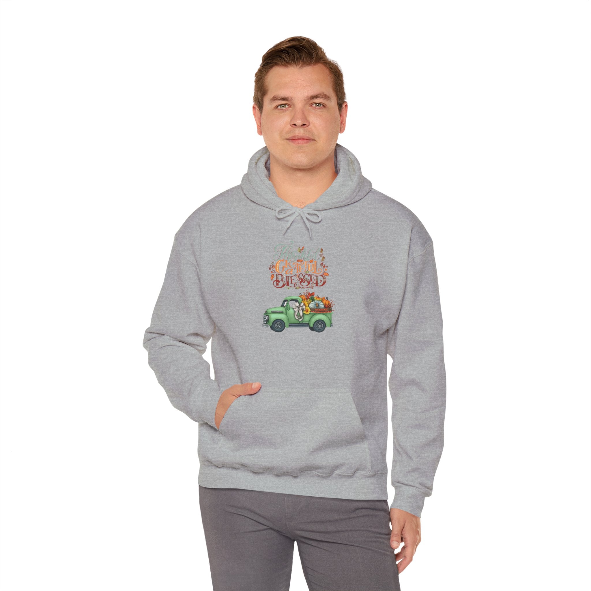 Festive Truck Sweatshirt - Cozy Holiday Hoodie, Winter Gift, Christmas Apparel, Unisex Clothing, Seasonal Fashion