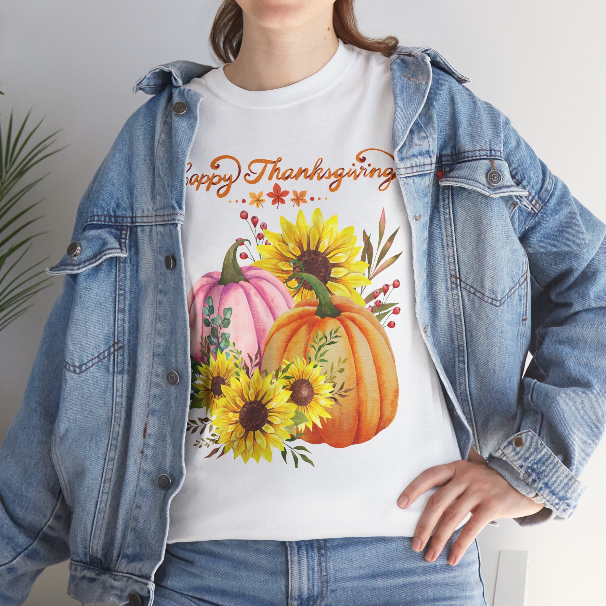 Thanksgiving T-shirts, Pumpkin Tee, Autumn Shirt, Unisex Fall Apparel, Holiday Gift, Cozy Outfit, Harvest Festival Clothing