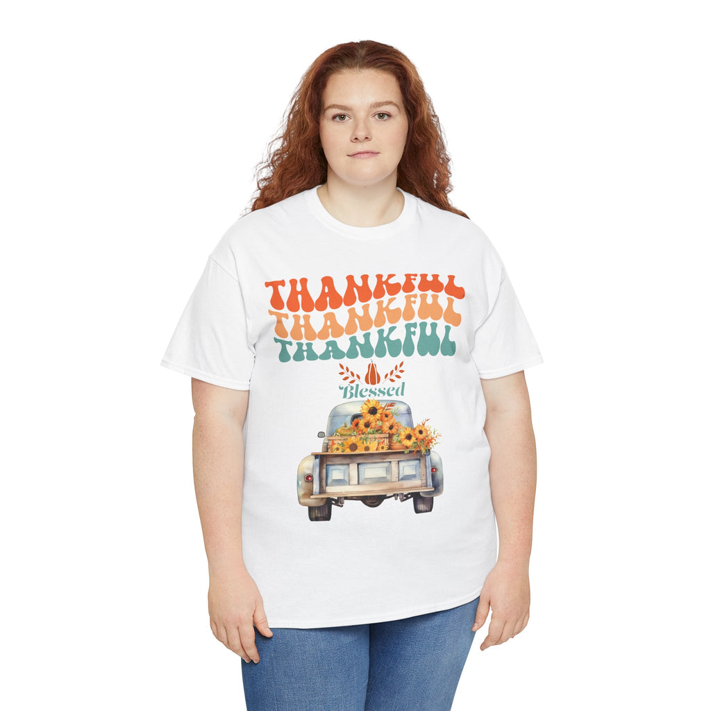 Thankful Vibes Unisex Tee - Perfect for Thanksgiving, Gratitude, Casual Wear, Gifts, Summer Days