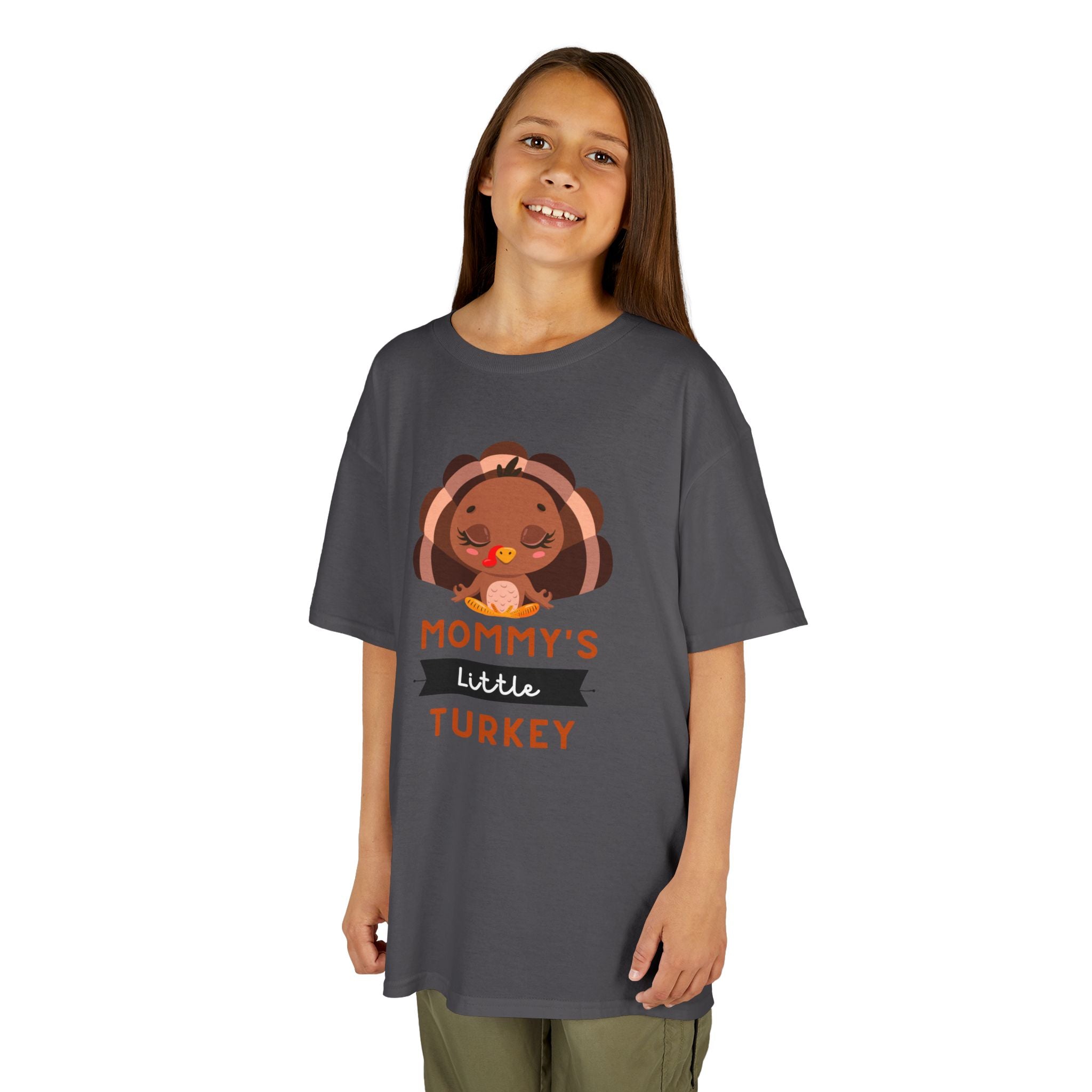 Kids Thanksgiving Tee, Mommy's Little Turkey Shirt, Fall Holiday Outfit, Thanksgiving Gift, Adorable Kids Fashion