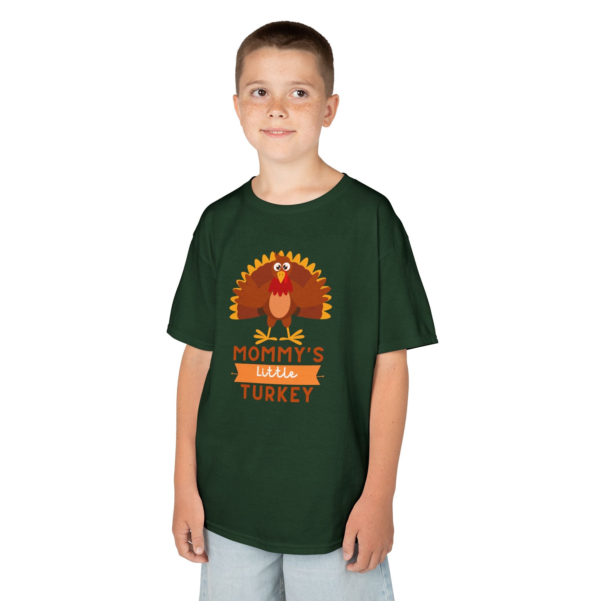 Mommy's Little Turkey Kids Tee - Thanksgiving Gift, Holiday Apparel, Cute Kids Clothing, Family Gathering, Kid's Casual Wear