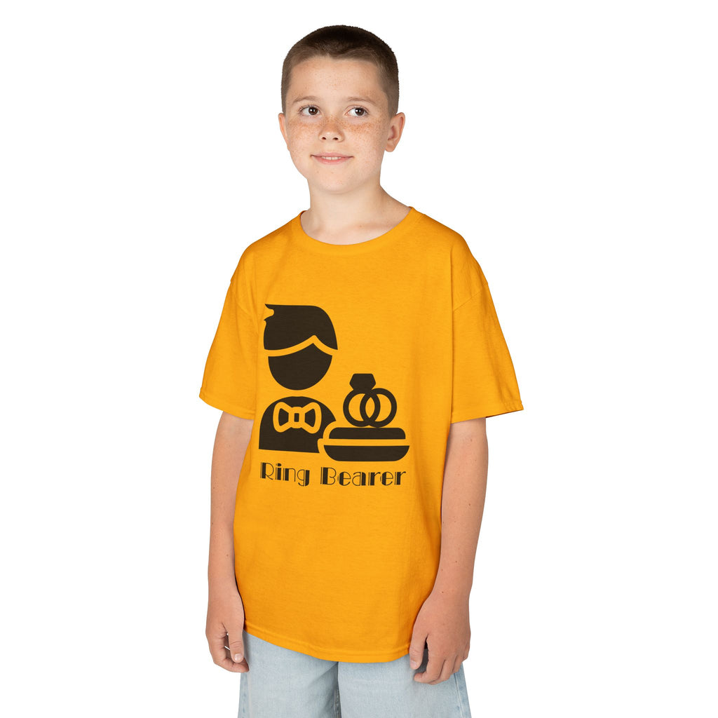 Kids Ring Bearer Tee - Perfect for Weddings, Flower Girl Outfits, Cute Kid’s Apparel, Wedding Party Shirts, Kids Event T-Shirt
