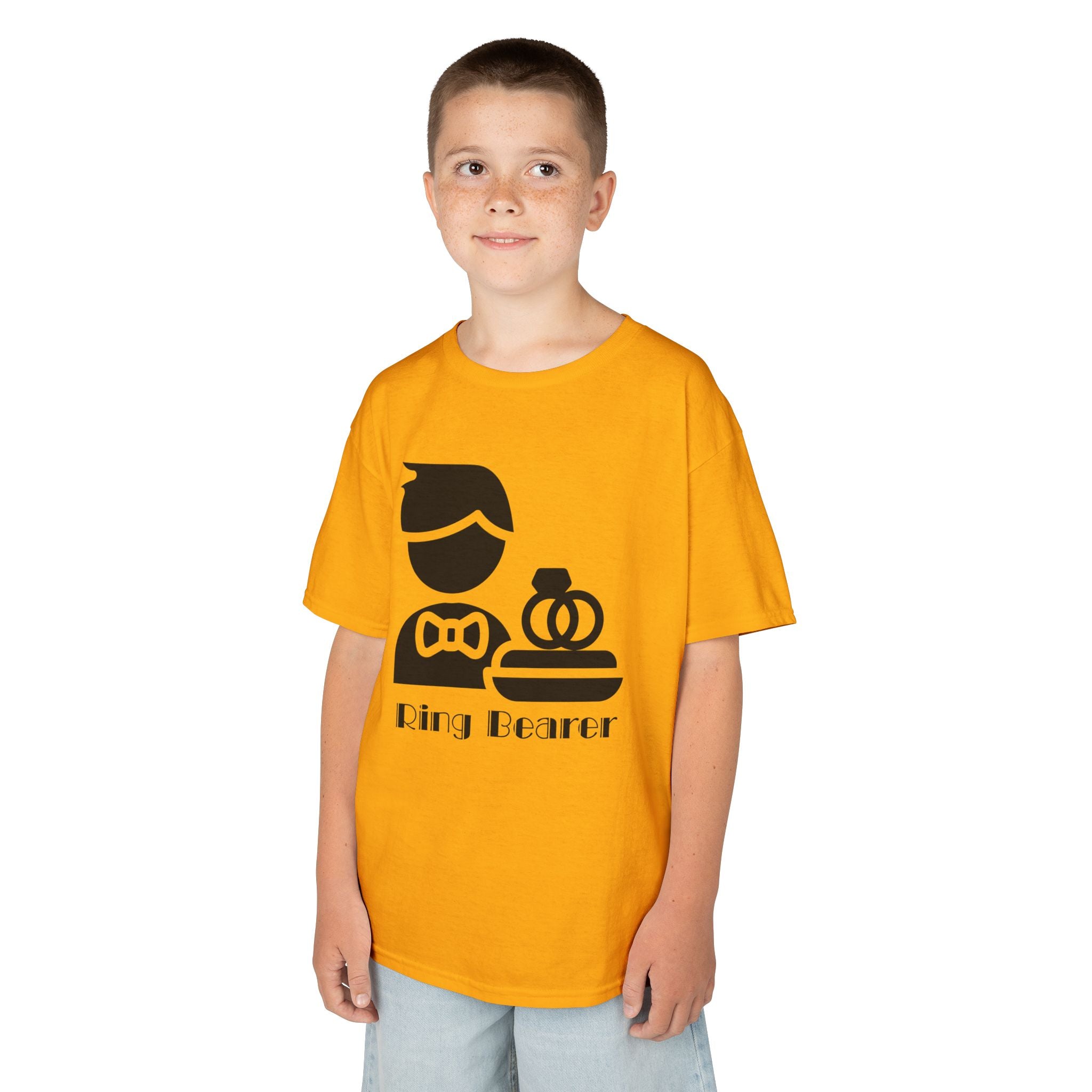 Kids Ring Bearer Tee - Perfect for Weddings, Flower Girl Outfits, Cute Kid’s Apparel, Wedding Party Shirts, Kids Event T-Shirt