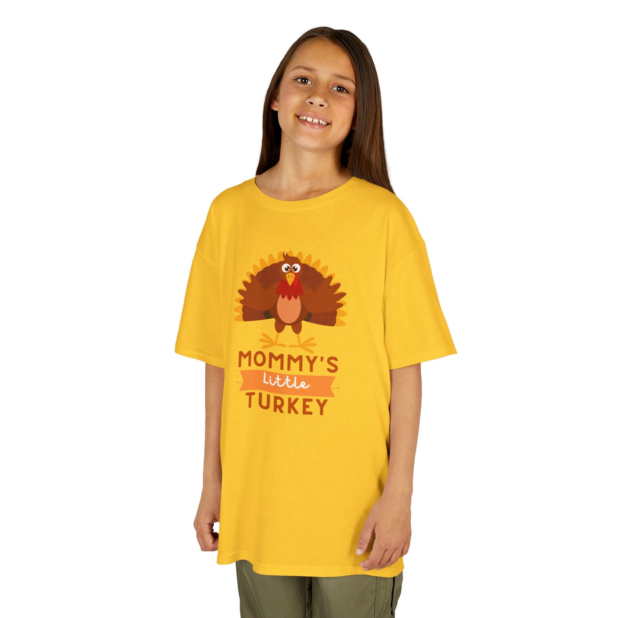 Mommy's Little Turkey Kids Tee - Thanksgiving Gift, Holiday Apparel, Cute Kids Clothing, Family Gathering, Kid's Casual Wear