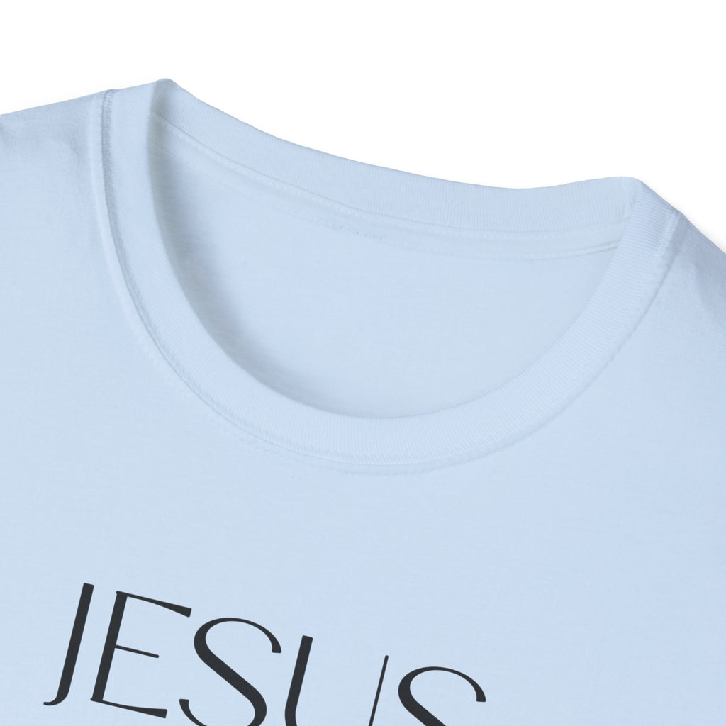 Jesus Floral Faith T-Shirt- Christian Graphic Tee, Inspirational Gift, Religious Apparel, Casualwear, Unisex