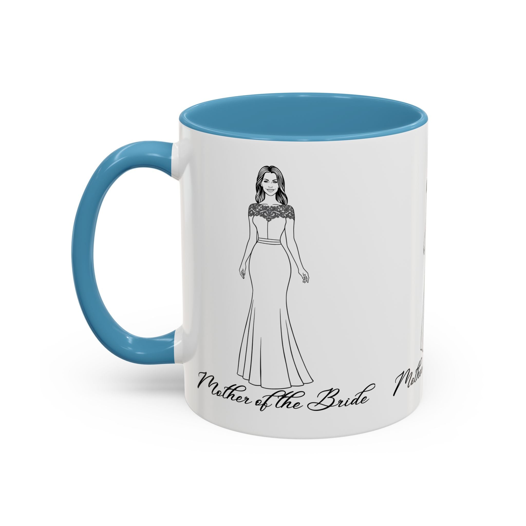 The Mother of the Bride- Accent Coffee Mug (11, 15oz)