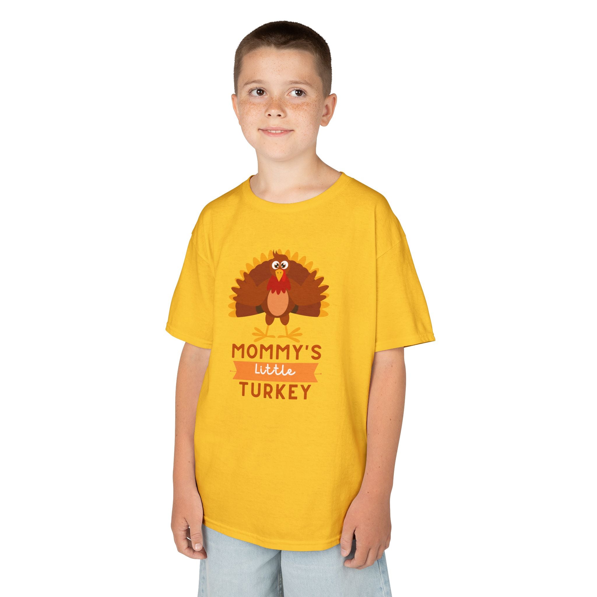 Mommy's Little Turkey Kids Tee - Thanksgiving Gift, Holiday Apparel, Cute Kids Clothing, Family Gathering, Kid's Casual Wear