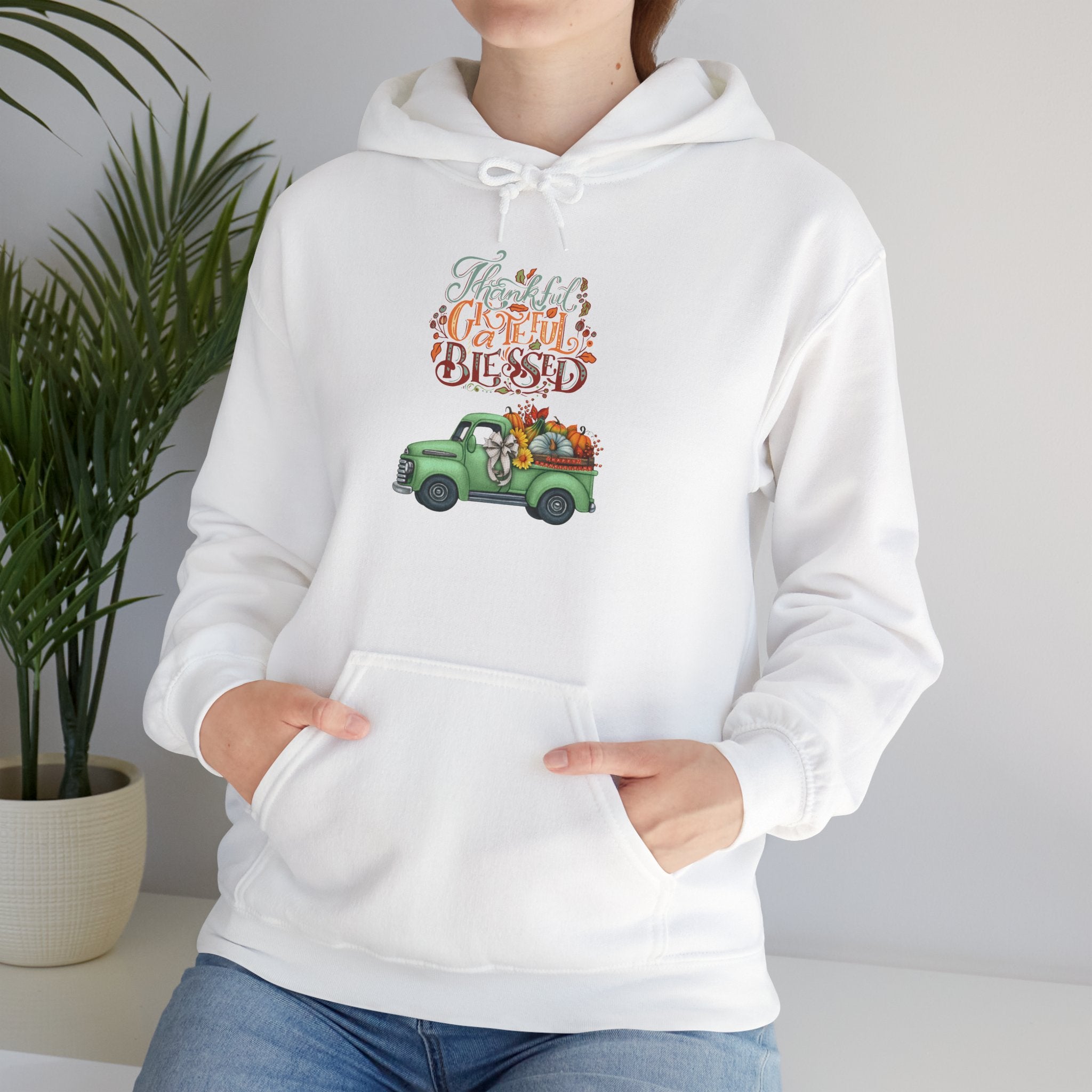 Festive Truck Sweatshirt - Cozy Holiday Hoodie, Winter Gift, Christmas Apparel, Unisex Clothing, Seasonal Fashion