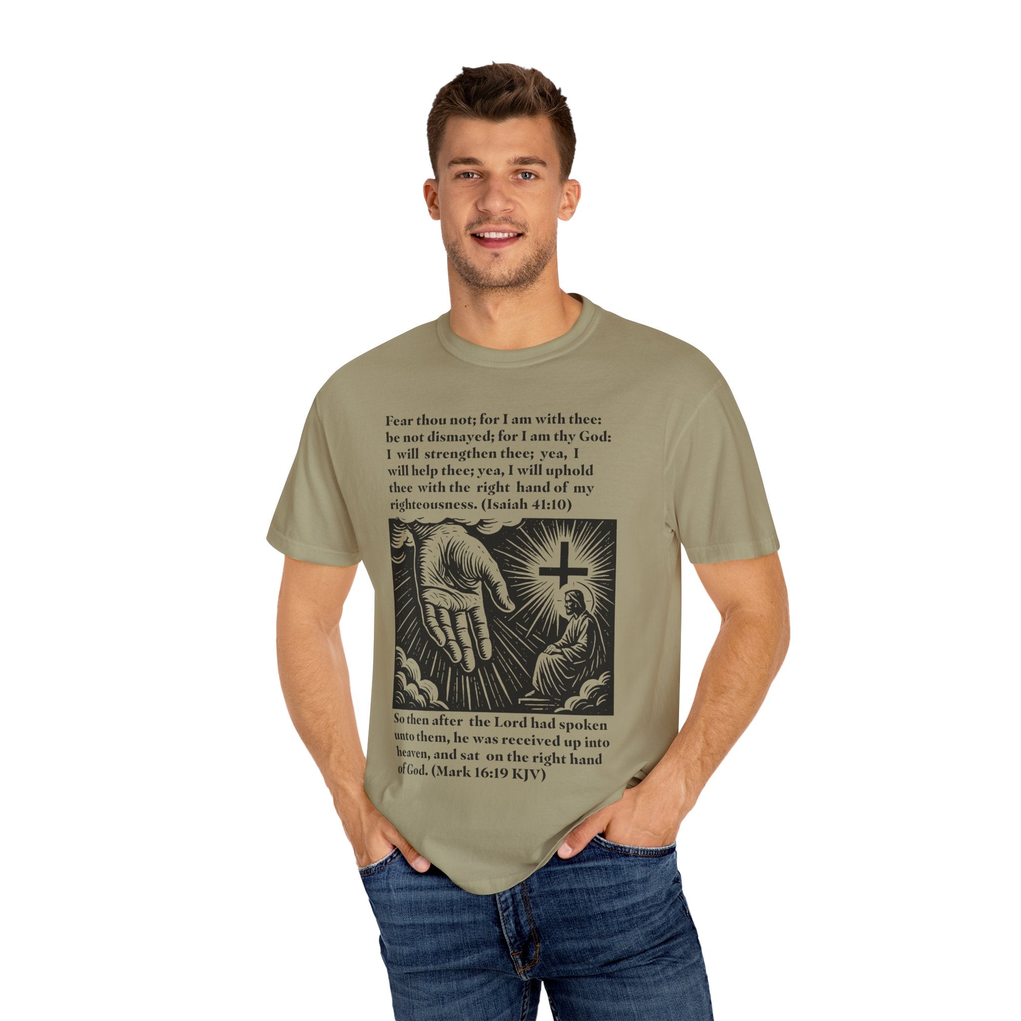 Inspirational Faith T-Shirt, Unisex Cotton Tee, Christian Gift, Spiritual Apparel, Motivational Quote Shirt, Religious Clothing