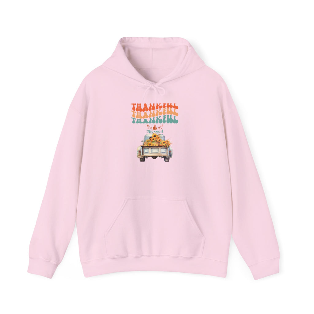 Thankful Vintage Hoodie - Cozy Unisex Sweatshirt for Fall, Thanksgiving Gathering, Gift, Casual Wear, Layering