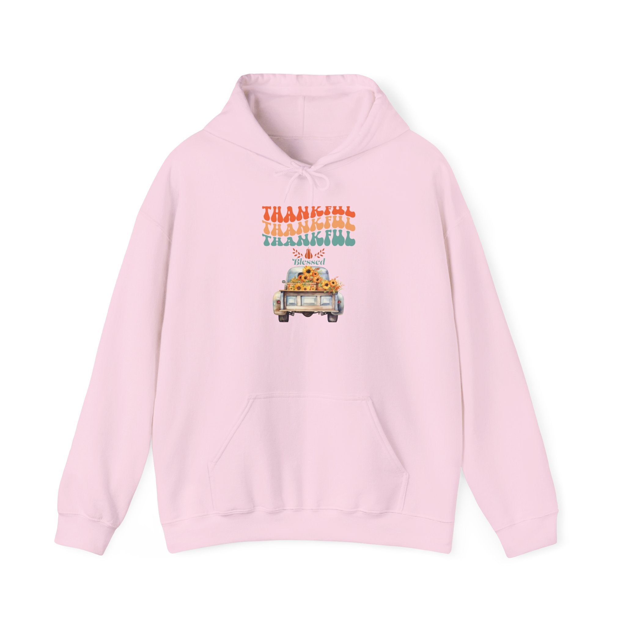 Thankful Vintage Hoodie - Cozy Unisex Sweatshirt for Fall, Thanksgiving Gathering, Gift, Casual Wear, Layering