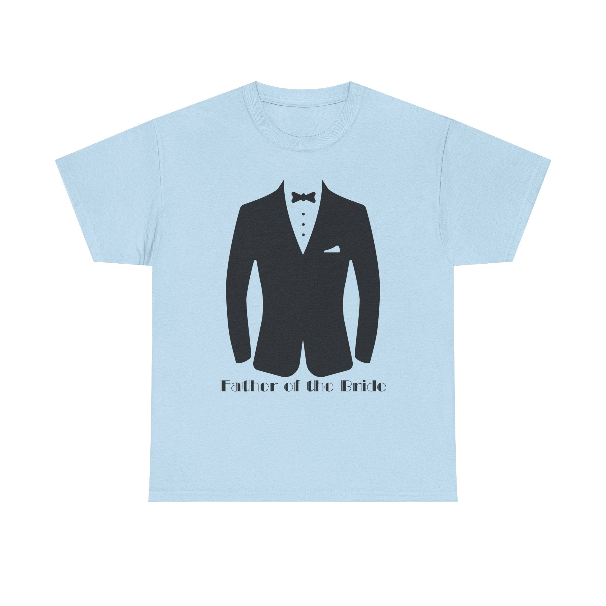 Father of the Bride Unisex Heavy Cotton Tee, Wedding Gift, Father's Day Shirt, Groom's Dad Tee, Special Occasion T-Shirt