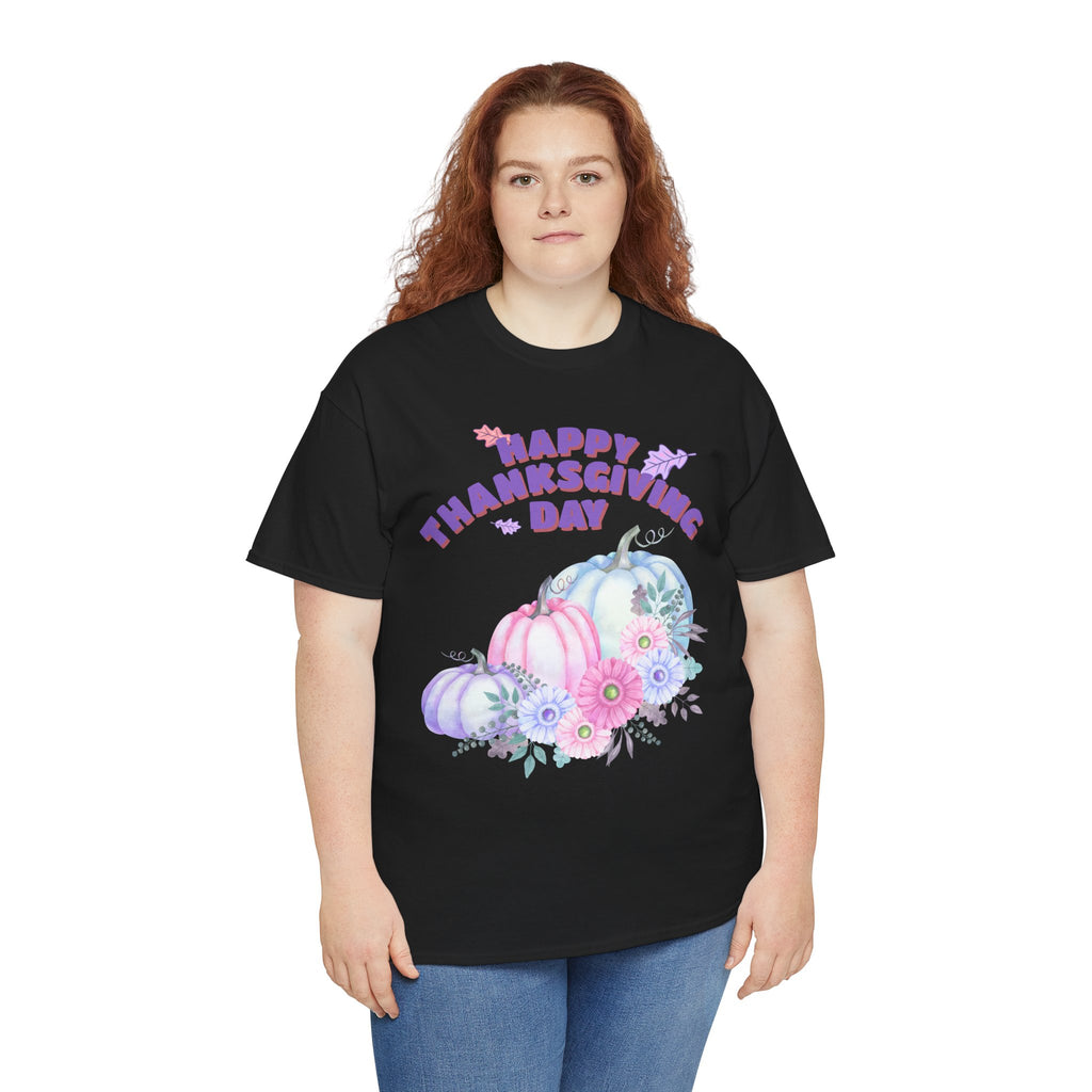 Thanksgiving Celebration Tee, Happy Thanksgiving Day Shirt, Fall T-Shirt, Holiday Gift, Unisex Cotton Top, Autumn Fashion