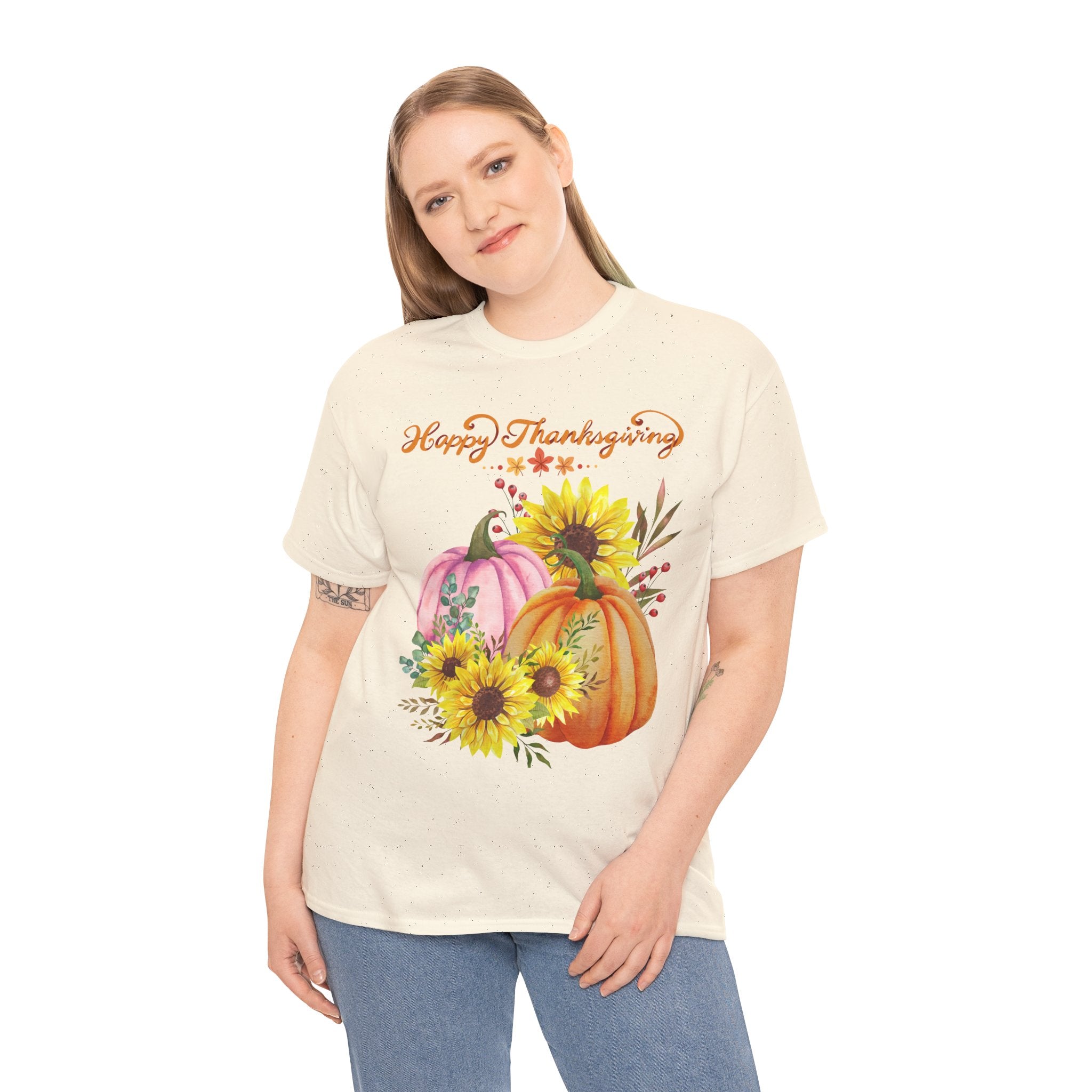 Thanksgiving T-shirts, Pumpkin Tee, Autumn Shirt, Unisex Fall Apparel, Holiday Gift, Cozy Outfit, Harvest Festival Clothing