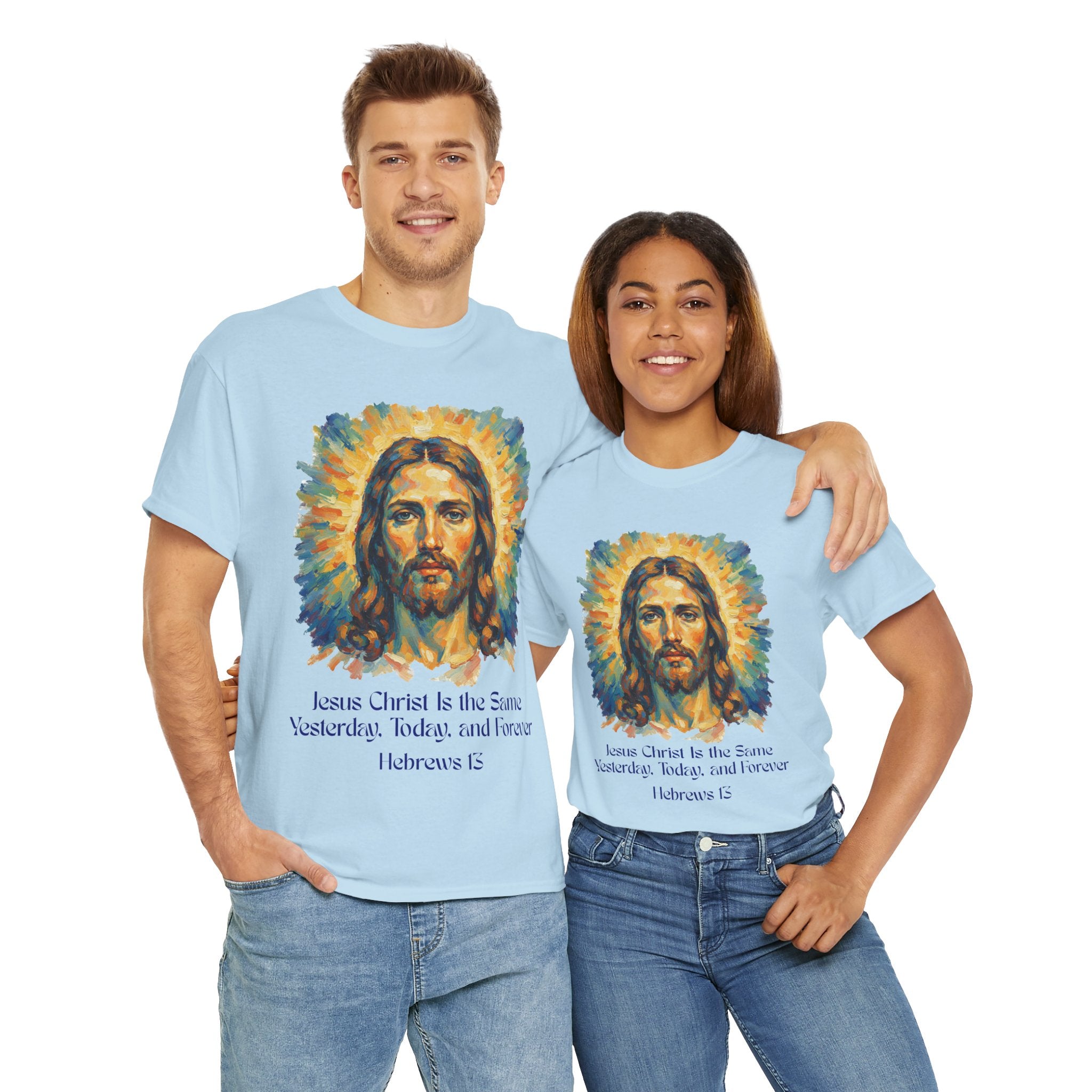 Jesus Portrait – Van Gogh Inspired Style Religious Inspirational Tee - Jesus Christ Design, Faith Shirt, Christian Clothing, Birthday Gift, Everyday Wear