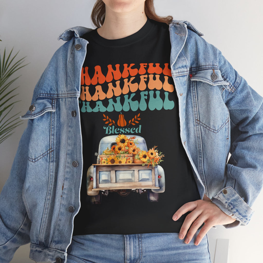Thankful Vibes Unisex Tee - Perfect for Thanksgiving, Gratitude, Casual Wear, Gifts, Summer Days