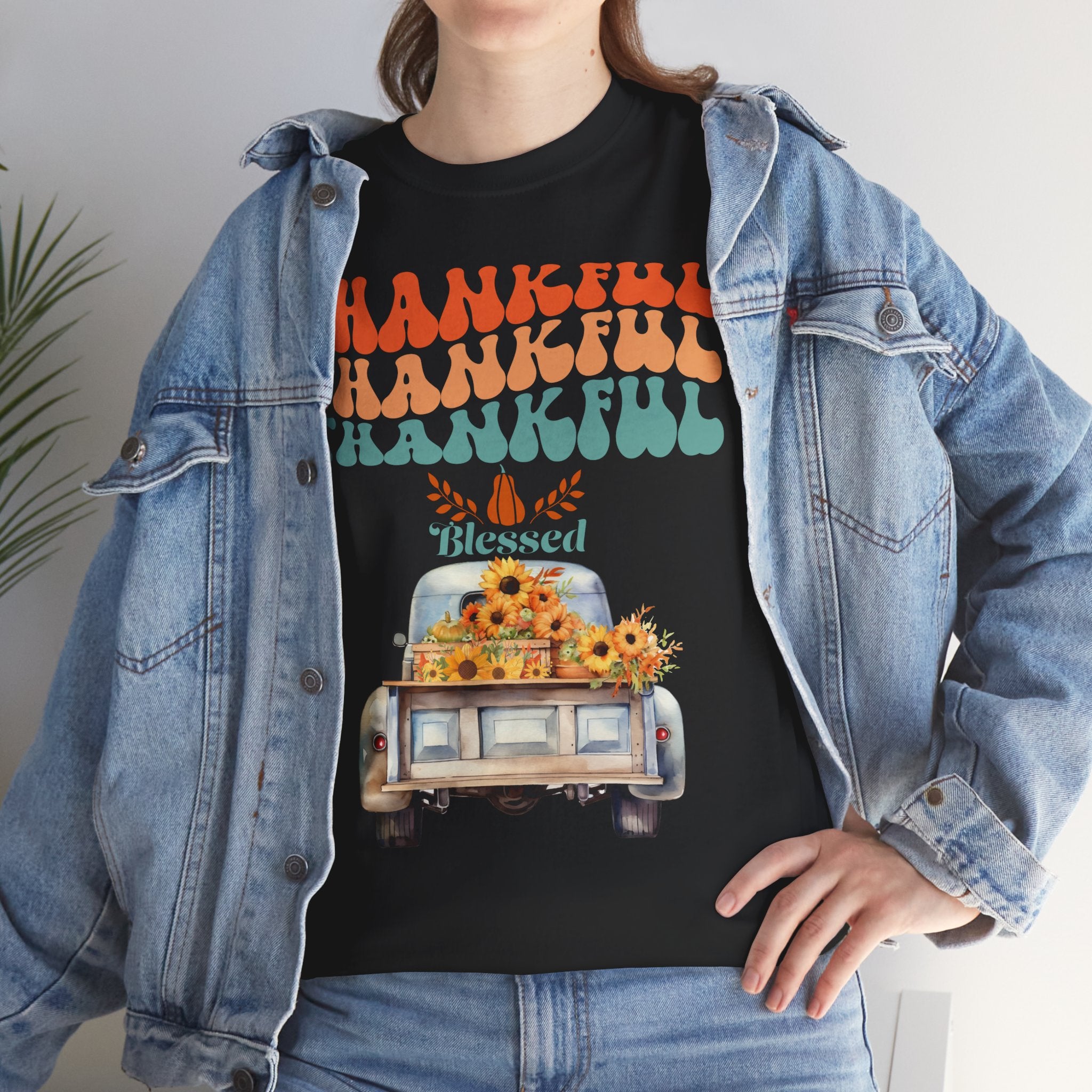 Thankful Vibes Unisex Tee - Perfect for Thanksgiving, Gratitude, Casual Wear, Gifts, Summer Days