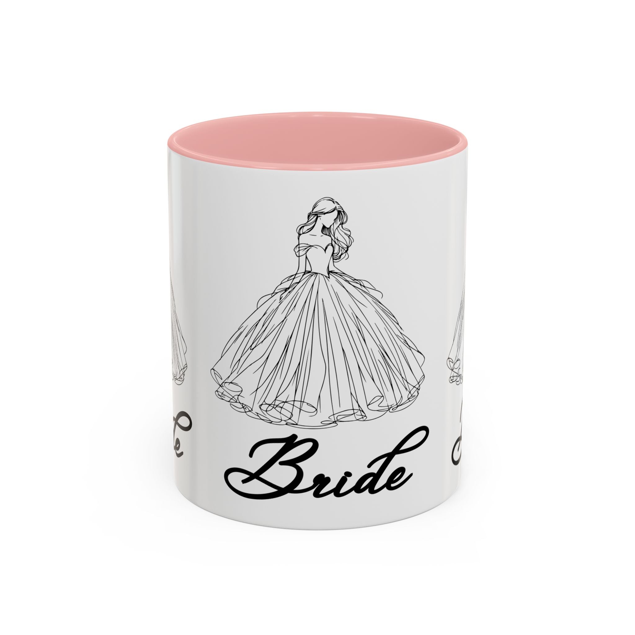 Bride Mug | Elegant Wedding Dress Design | Bridal Shower Gift & Keepsake