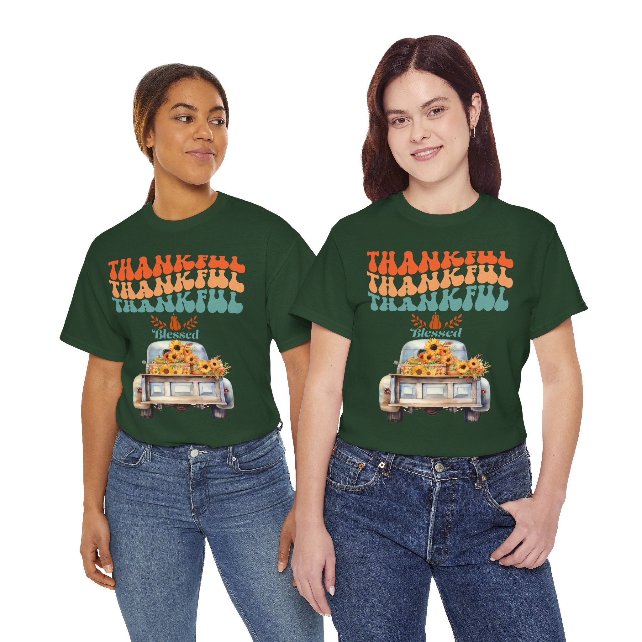 Thankful Vibes Unisex Tee - Perfect for Thanksgiving, Gratitude, Casual Wear, Gifts, Summer Days