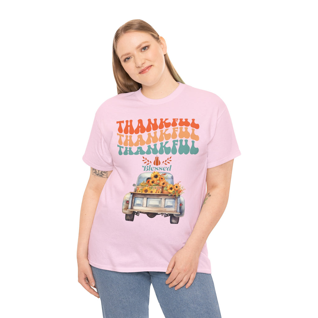 Thankful Vibes Unisex Tee - Perfect for Thanksgiving, Gratitude, Casual Wear, Gifts, Summer Days