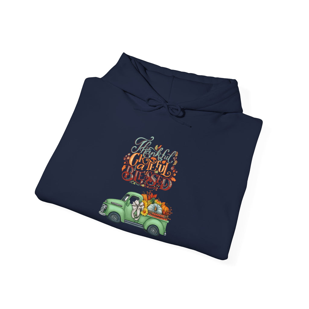 Festive Truck Sweatshirt - Cozy Holiday Hoodie, Winter Gift, Christmas Apparel, Unisex Clothing, Seasonal Fashion