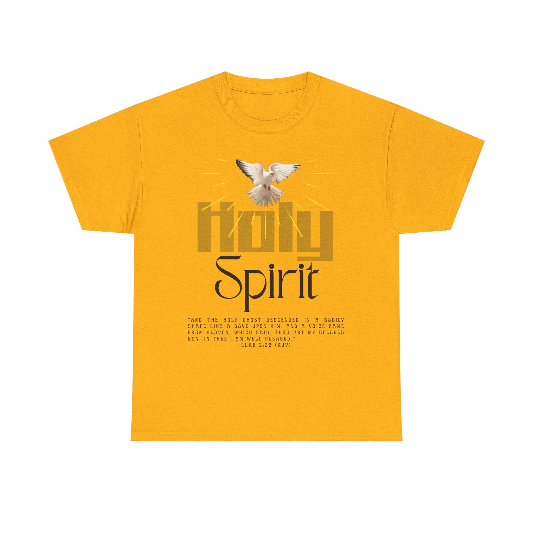 Christian T-shirts, Holy Spirit Unisex Heavy Cotton Tee, Inspirational T-Shirt for Faith Celebration, Christian Gift, Spiritual Attire, Religious Apparel