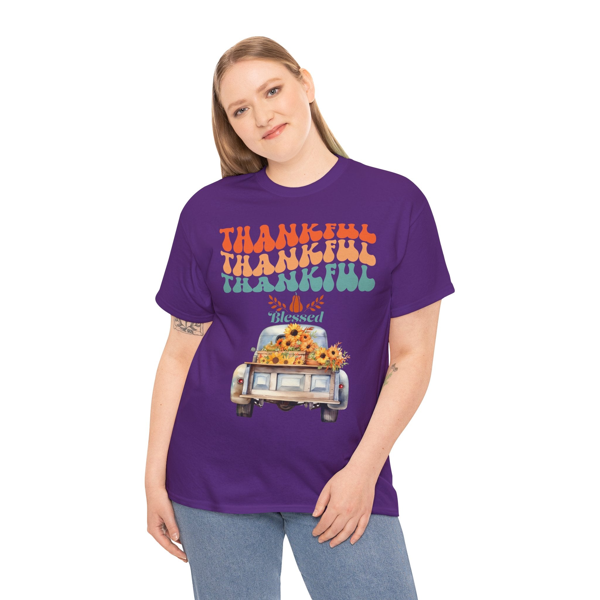 Thankful Vibes Unisex Tee - Perfect for Thanksgiving, Gratitude, Casual Wear, Gifts, Summer Days