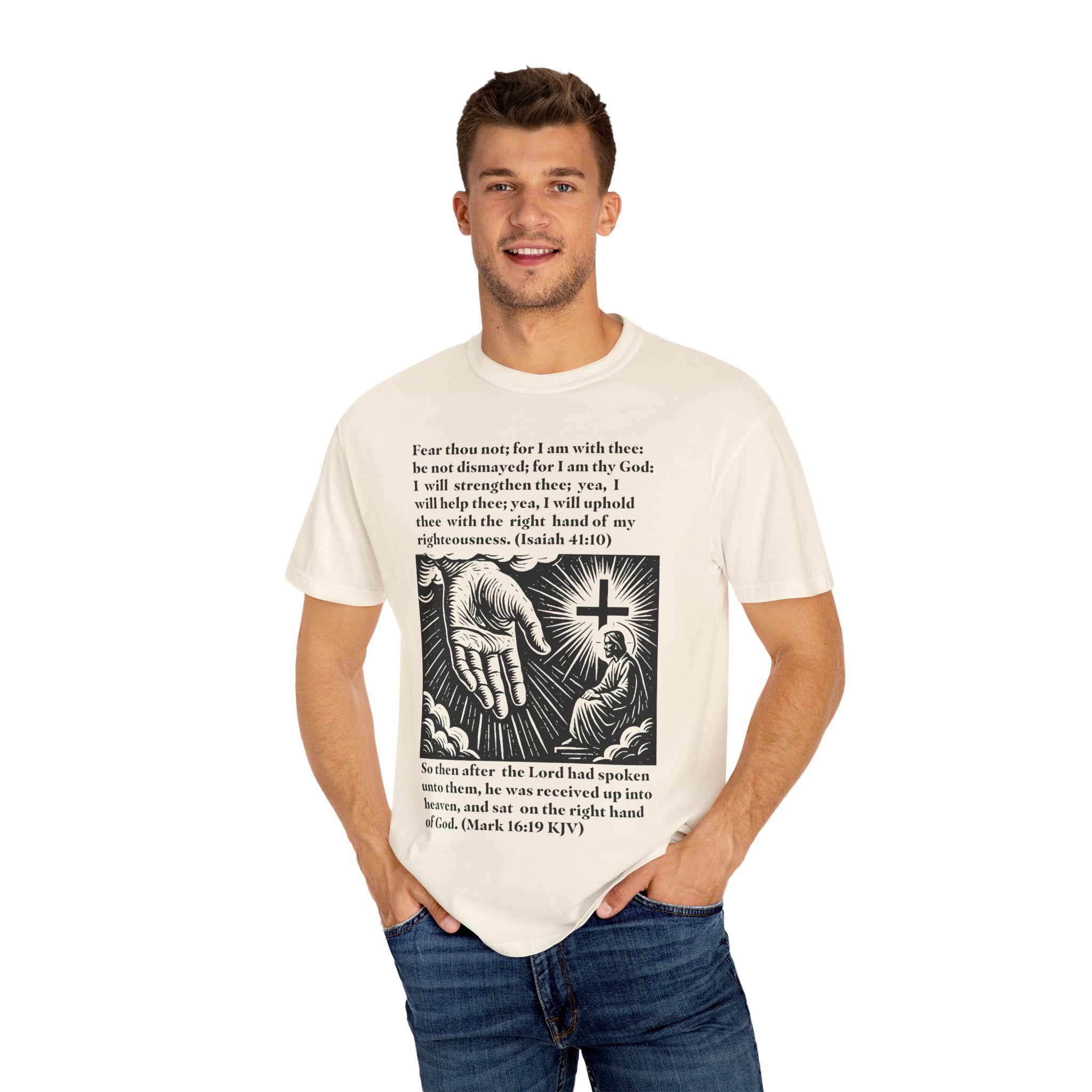 Inspirational Faith T-Shirt, Unisex Cotton Tee, Christian Gift, Spiritual Apparel, Motivational Quote Shirt, Religious Clothing